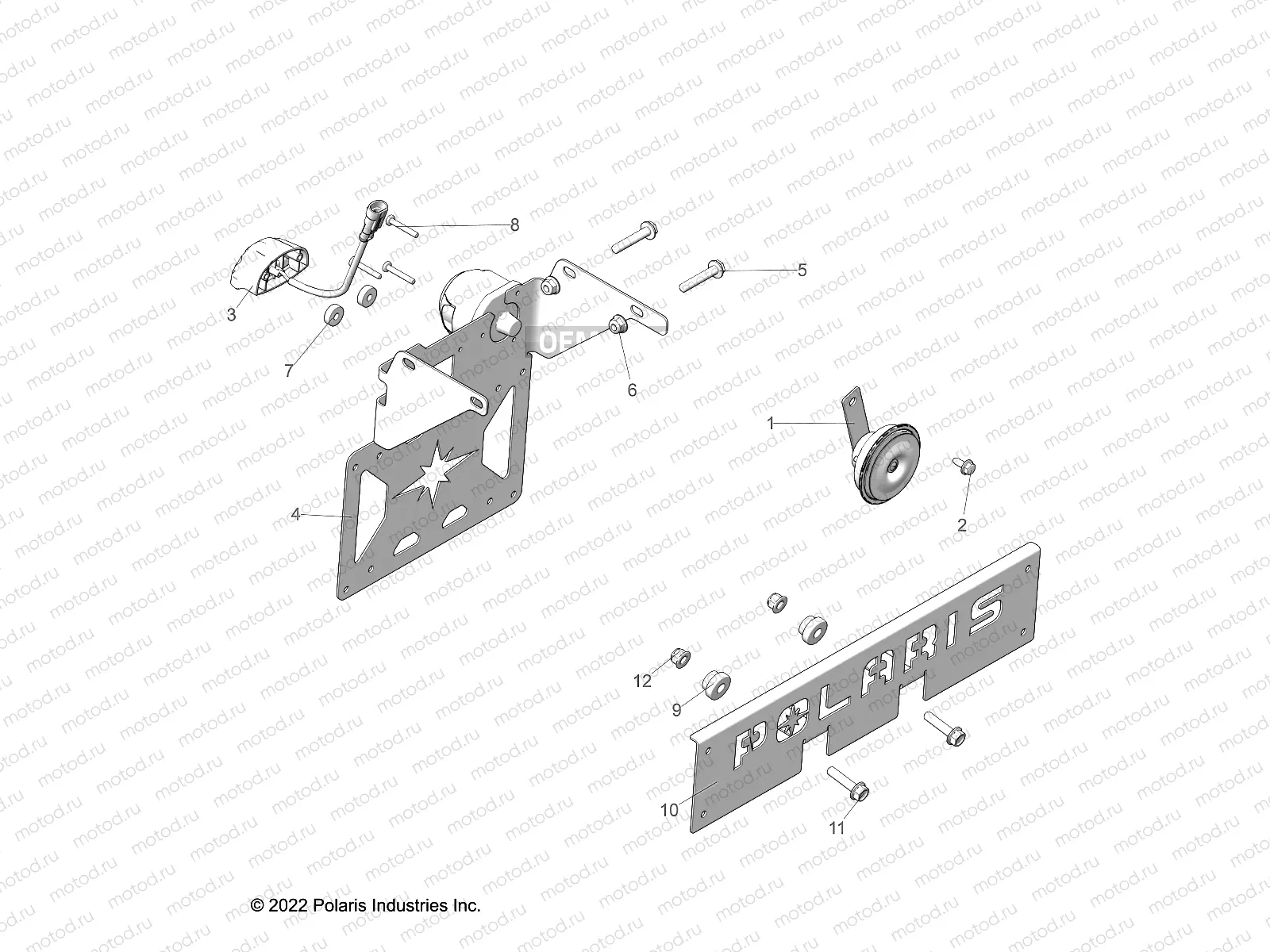 ELECTRICAL | ELECTRICAL, HORN, FOG LIGHT, and LICENSE PLATE LIGHT - A23SHE57FS/S57FS/CS/CP (C102437)