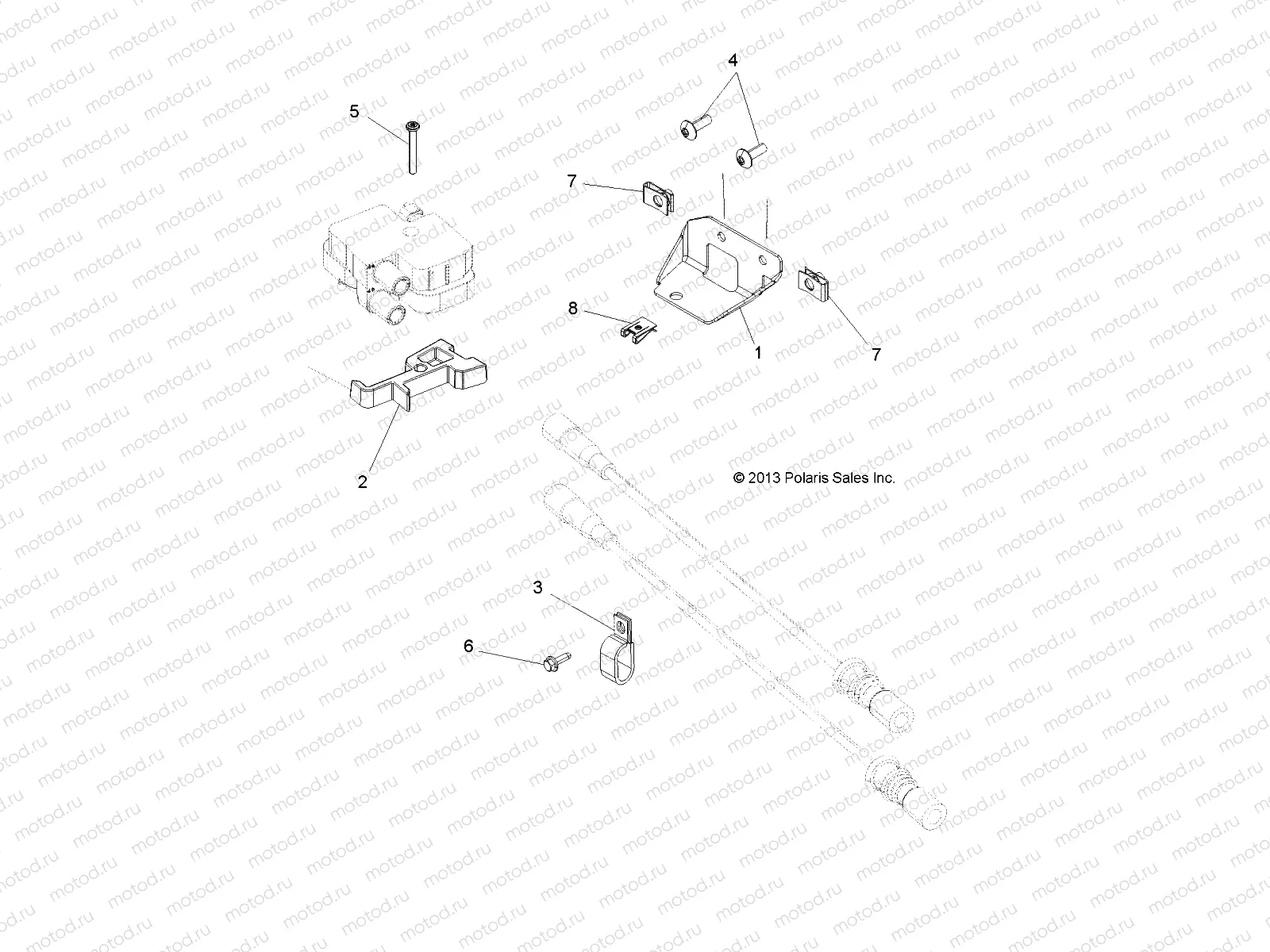 ELECTRICAL | ELECTRICAL, IGNITION COIL MOUNTING - A18SVA85B5 (49ATVIGNITION14850SCRAM)