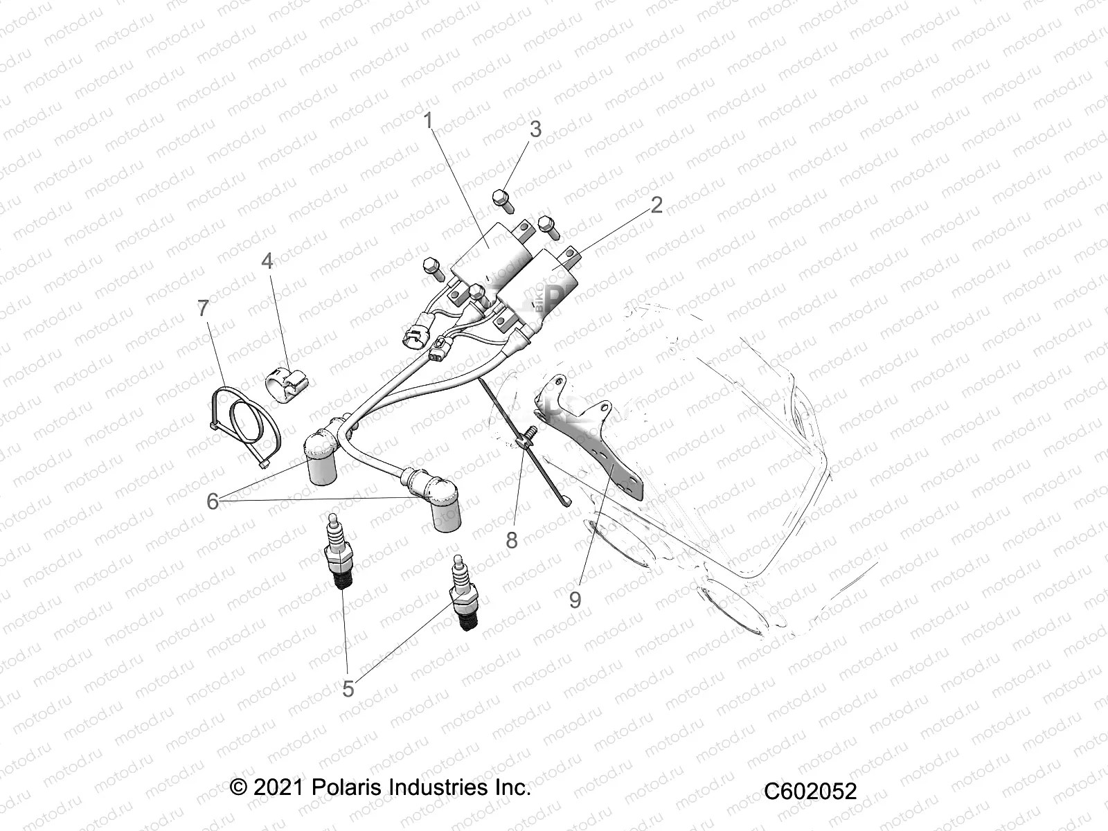 ELECTRICAL | ELECTRICAL, IGNITION COIL/SPARK PLUGS - S23TLC8MS/8ME (C602052)