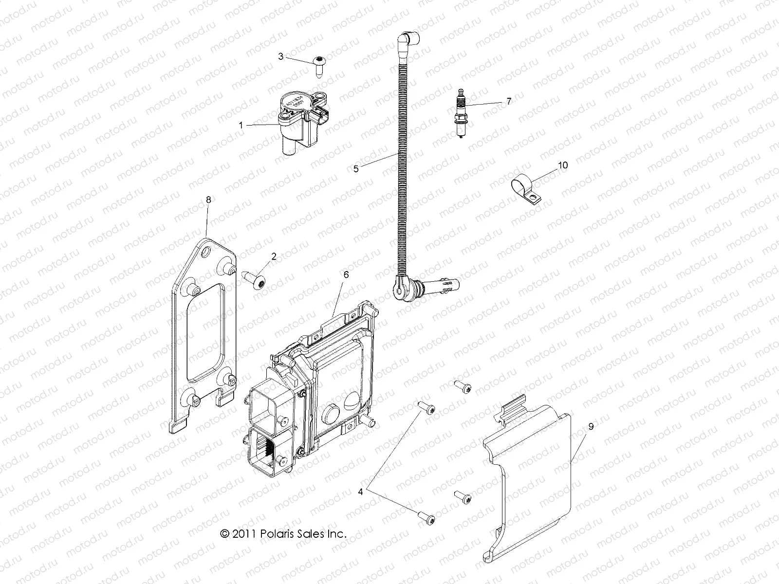 ELECTRICAL | ELECTRICAL, IGNITION - R12VH57AD (49RGRIGNITION12RZR570)