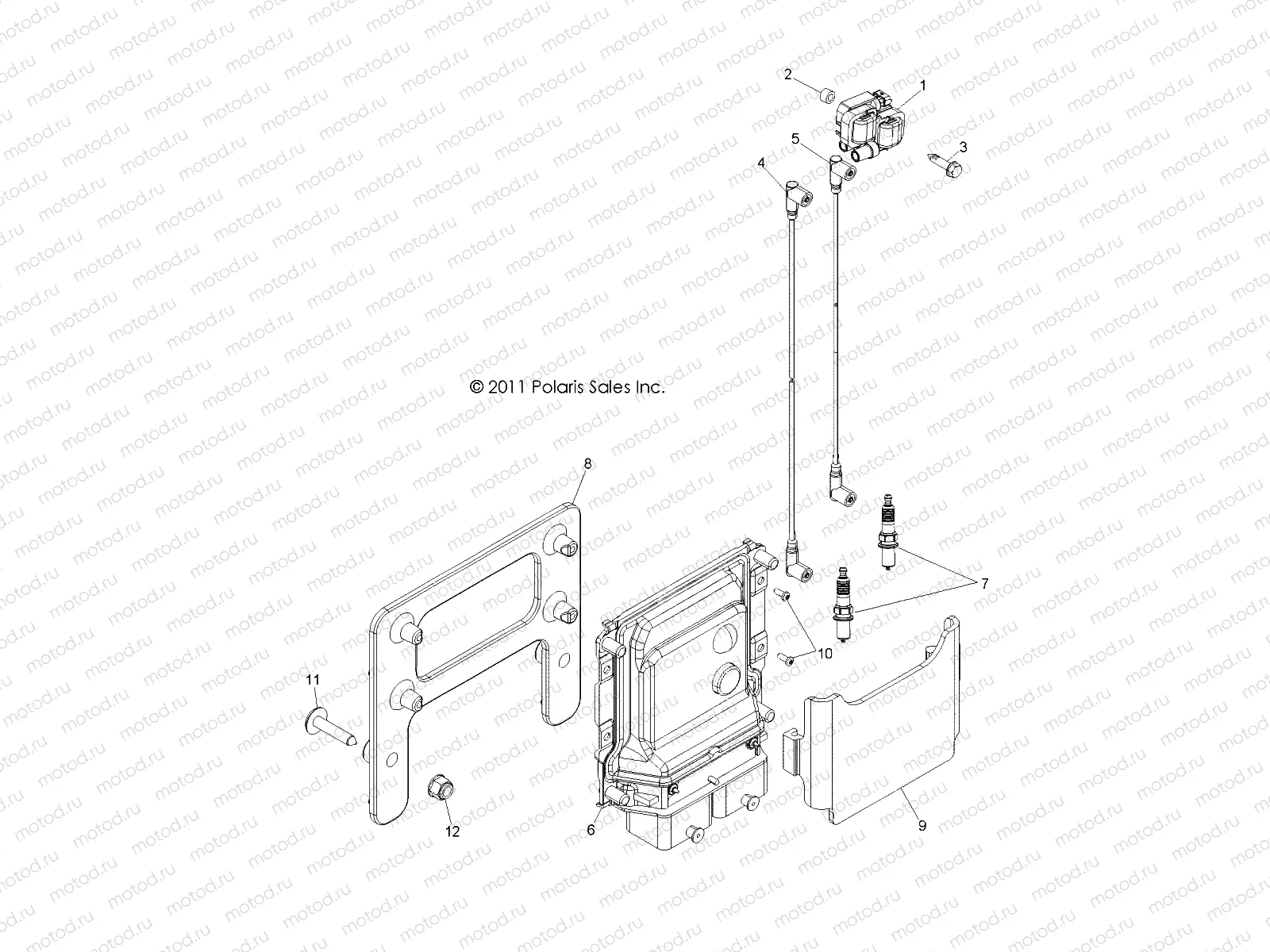 ELECTRICAL | ELECTRICAL, IGNITION - R12XE7EFX (49RGRIGNITION12RZR4I)