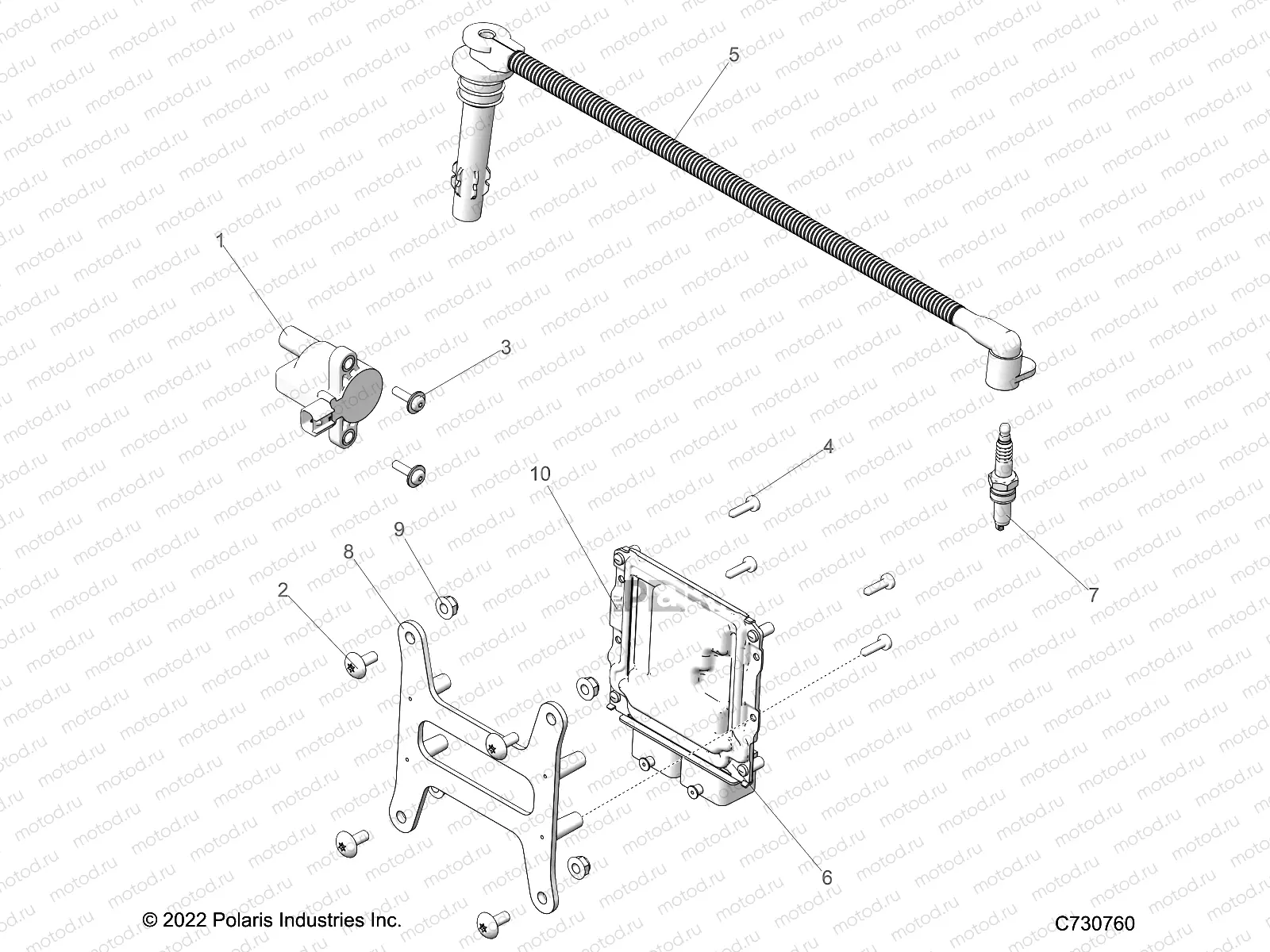 ELECTRICAL | ELECTRICAL, IGNITION - R23CDA57A1 (C730760)
