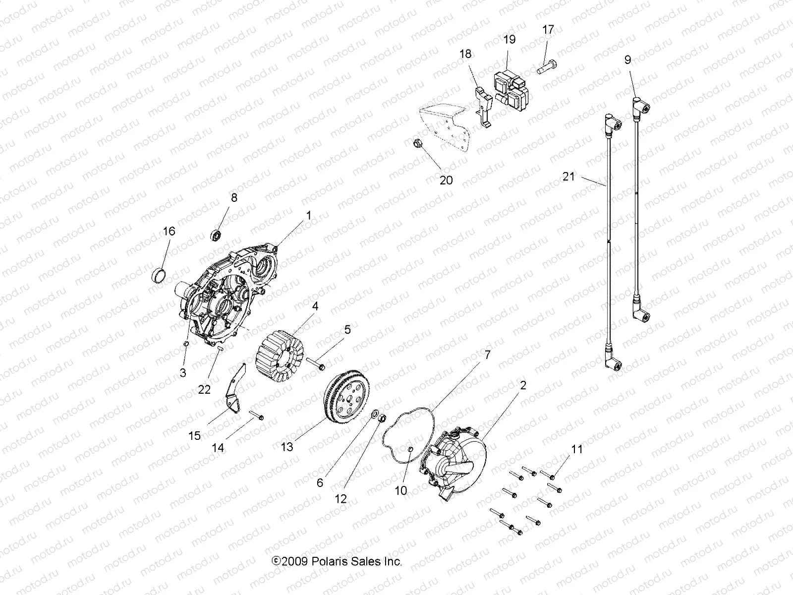 ELECTRICAL | ELECTRICAL, IGNITION SYSTEM - A09DN76FC (49ATVMAGNETO09SP800TRGI)