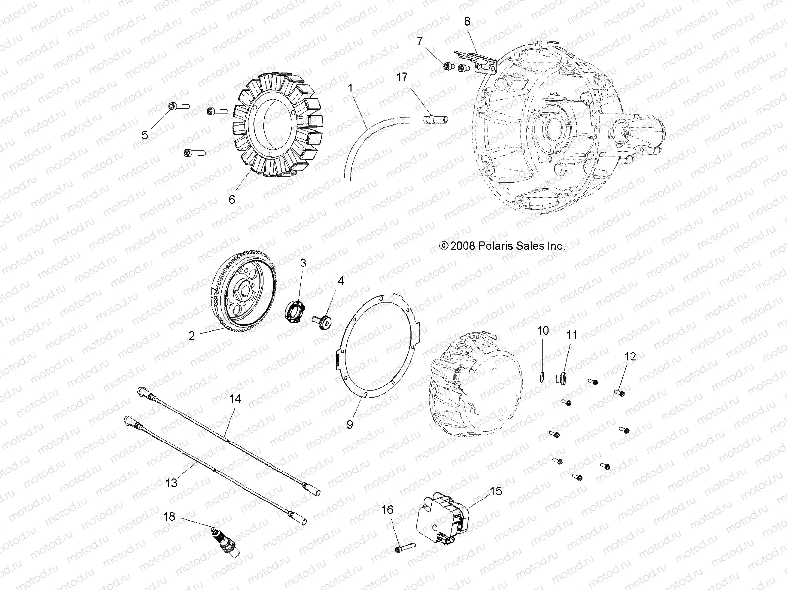 ELECTRICAL | ELECTRICAL, IGNITION SYSTEM - A09ZN85FL/8CFL (49ATVMAGNETO09SPXP850)