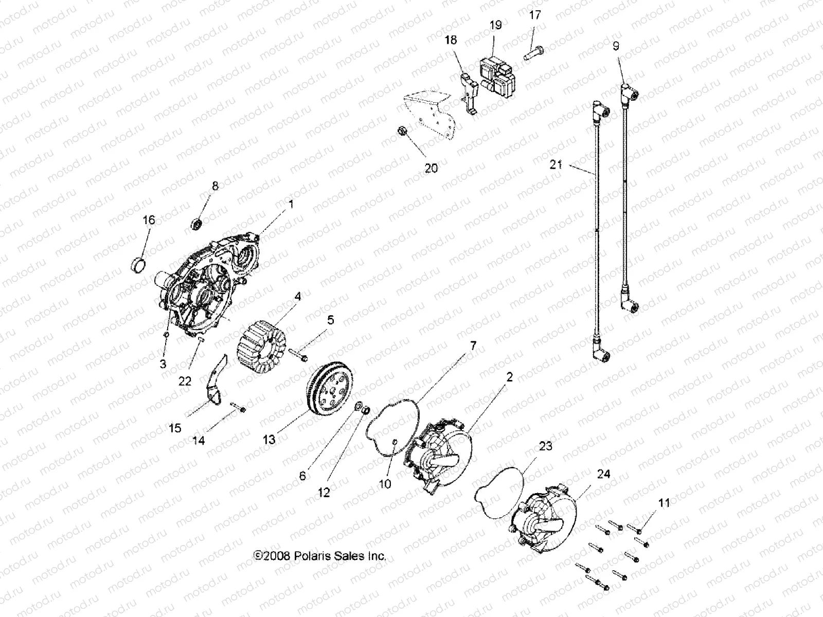 ELECTRICAL | ELECTRICAL, IGNITION SYSTEM - A10CL76AA (49ATVIGNITION096X6)