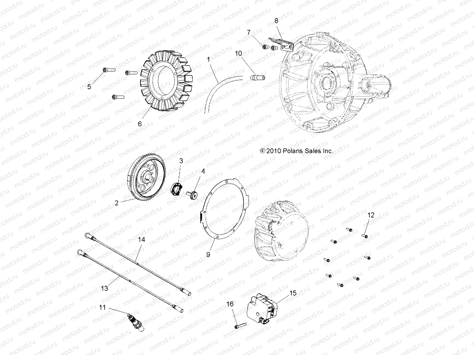 ELECTRICAL | ELECTRICAL, IGNITION SYSTEM - A11TN85AA (49ATVMAGNETO11SPXP850)