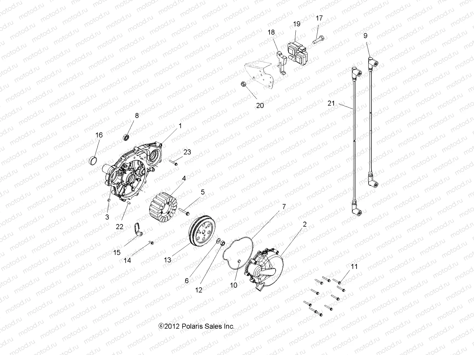 ELECTRICAL | ELECTRICAL, IGNITION SYSTEM (Built 6/04/12 and After) - A12MH76AD/AX/AZ (49ATVIGNITION136X6)