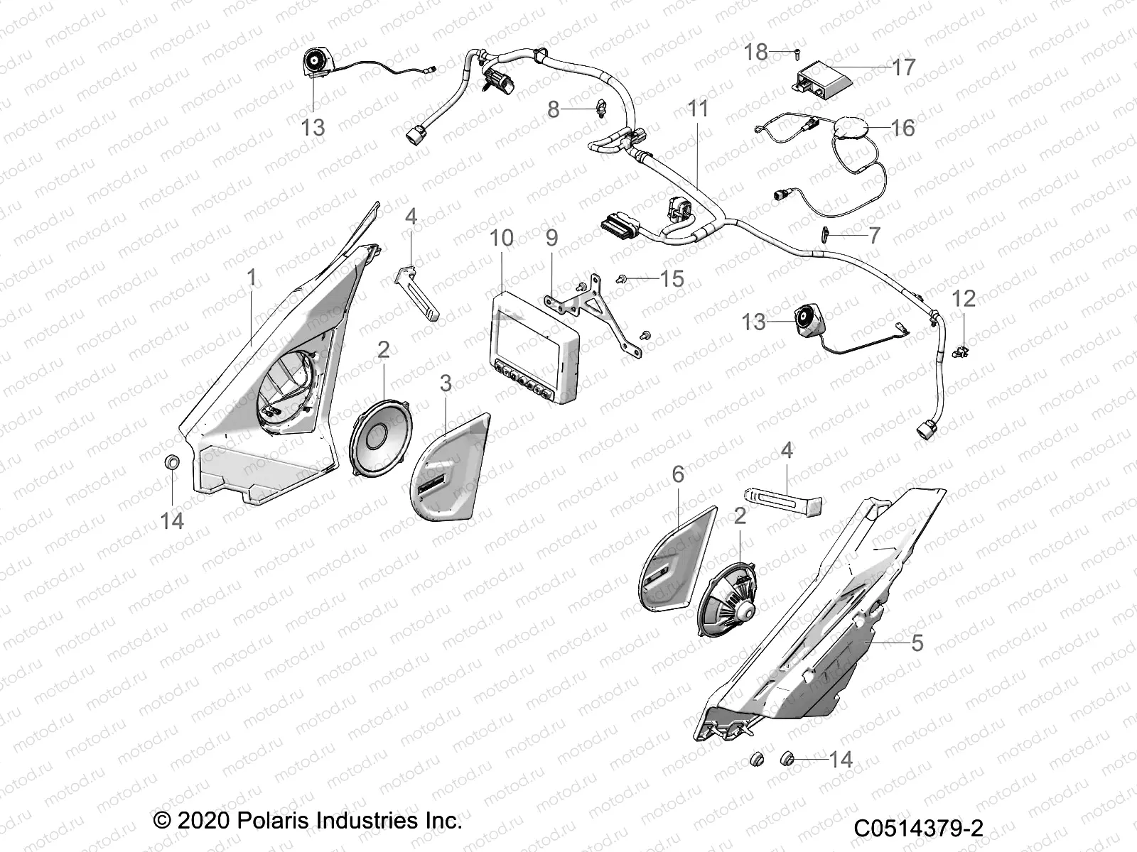 ELECTRICAL | ELECTRICAL, INFOTAINMENT (R/SL/SLR MODELS) - T22AAFGB/HB/PGD/HD/RGB/HB ALL OPTIONS  (C0514379-2)