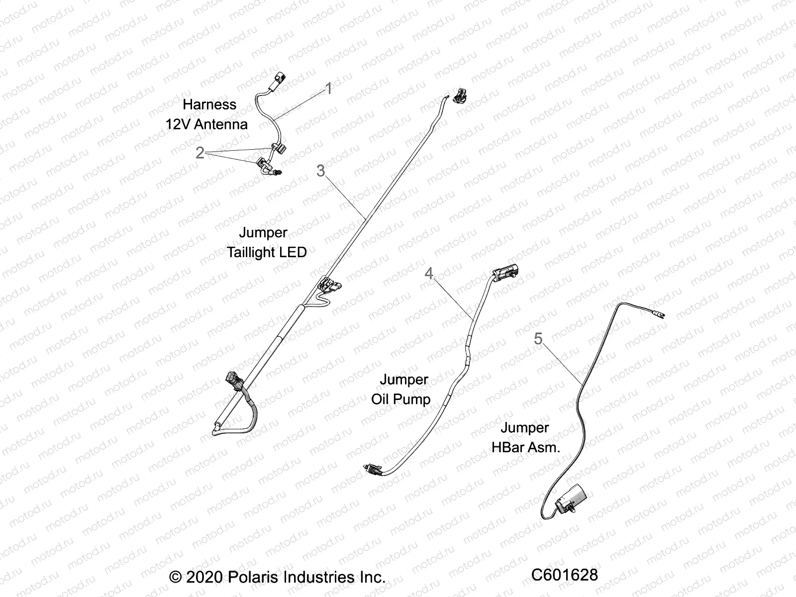 ELECTRICAL | ELECTRICAL, JUMPER WIRES - S22TKV6RS ALL OPTIONS (C601628)