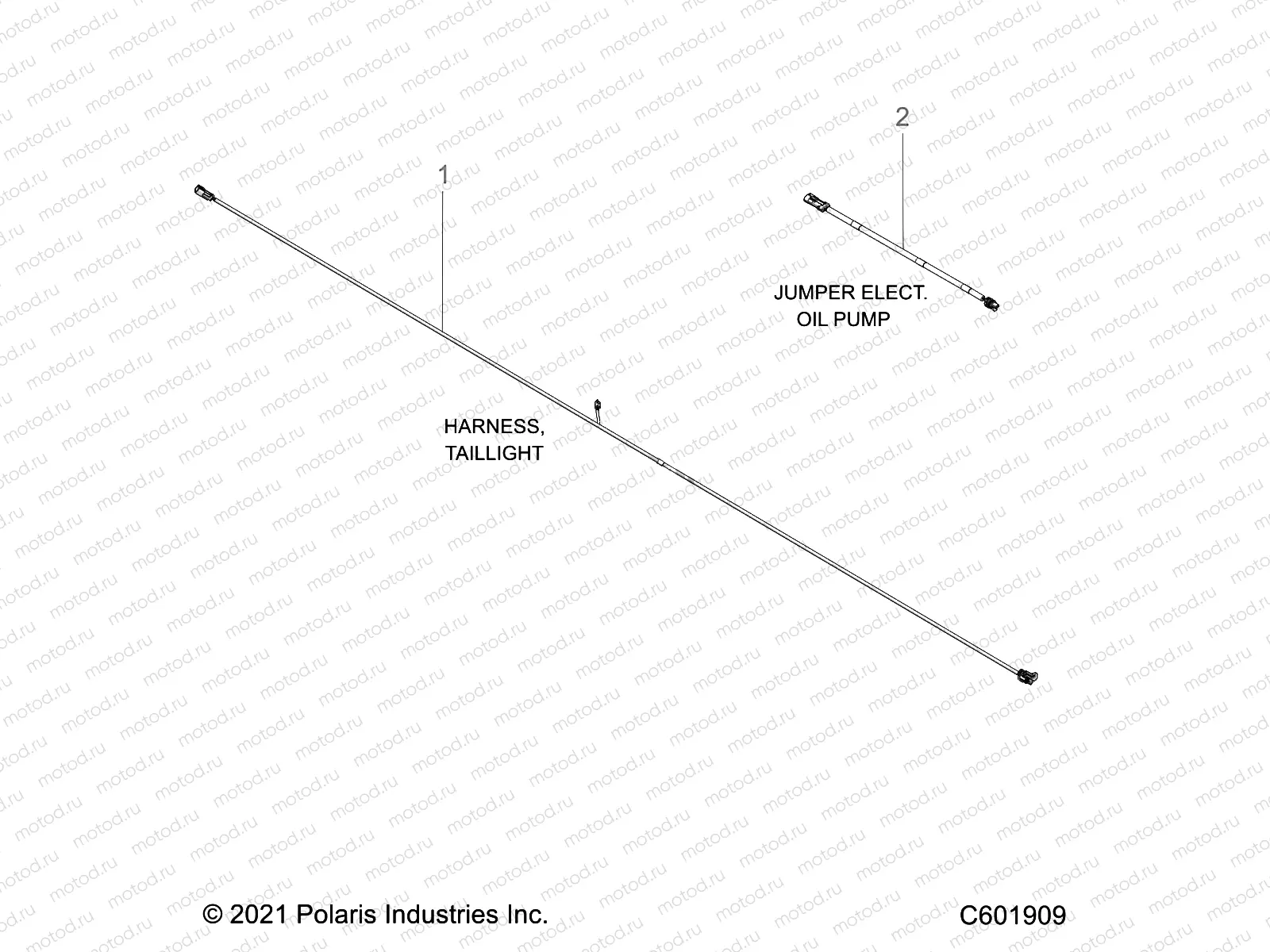 ELECTRICAL | ELECTRICAL, JUMPER WIRES & TAILLIGHT HARNESS - S23TDL6KSA (C601657)