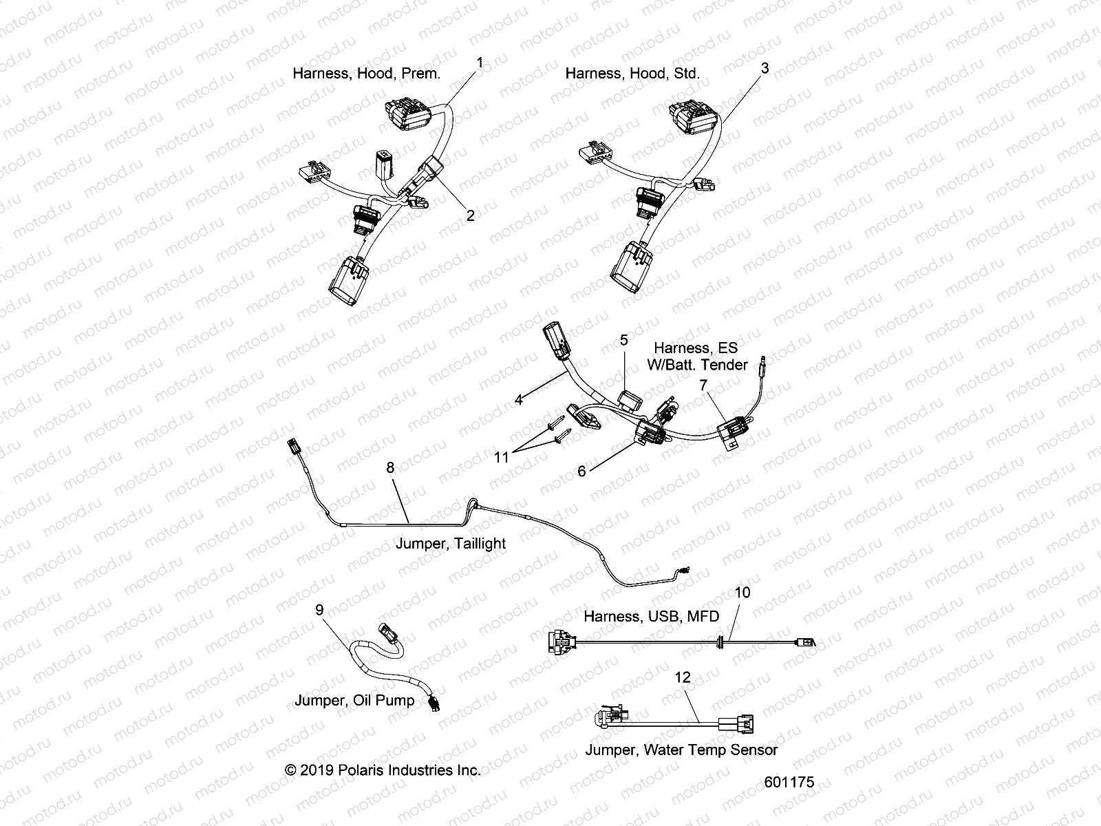 ELECTRICAL | ELECTRICAL, JUMPERS/WIRE HARNESS - S20EKP8RS/8RE ALL OPTIONS (601175)