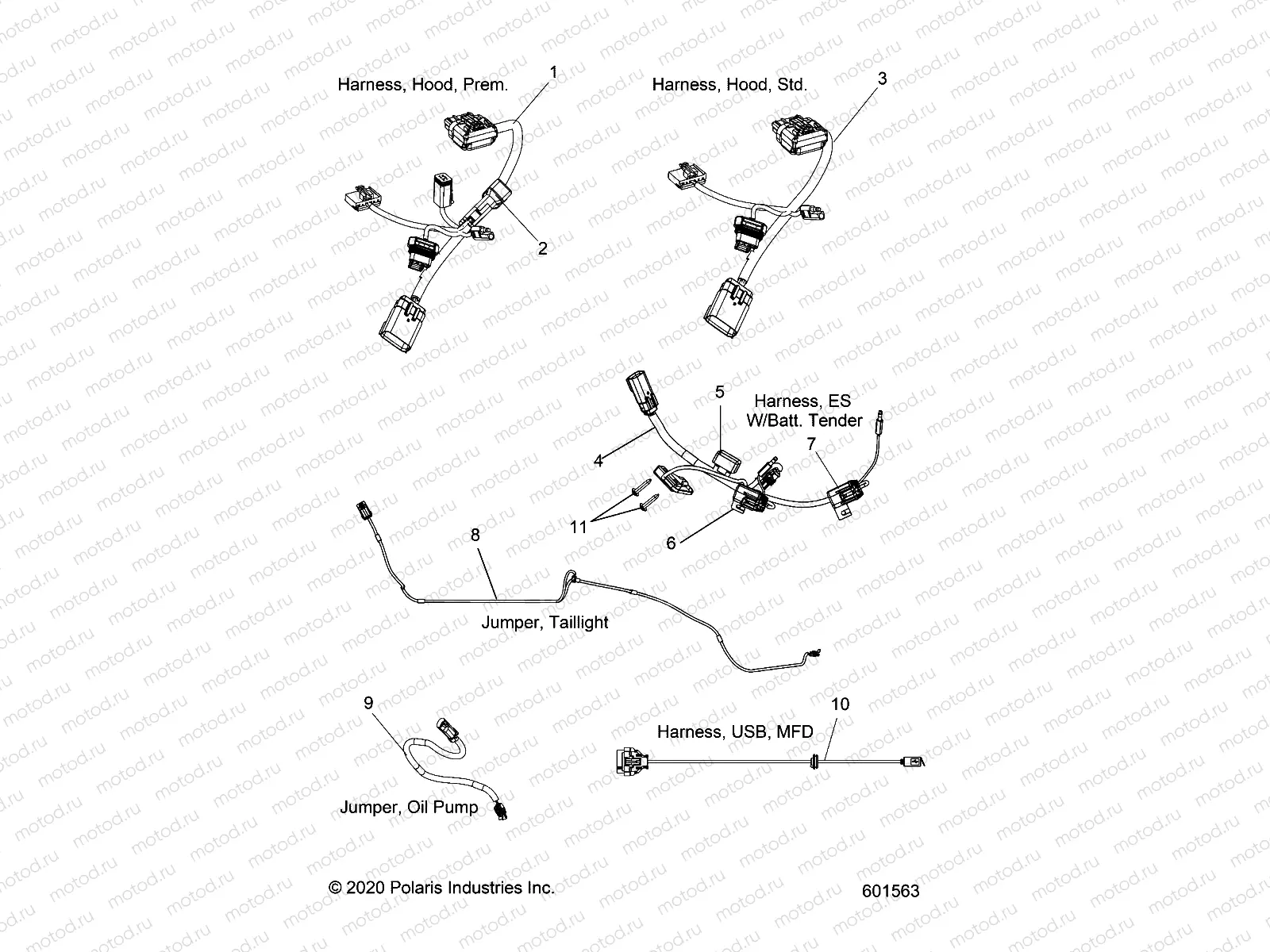 ELECTRICAL | ELECTRICAL, JUMPERS/WIRE HARNESS - S21EEC8RS ALL OPTIONS (601563)
