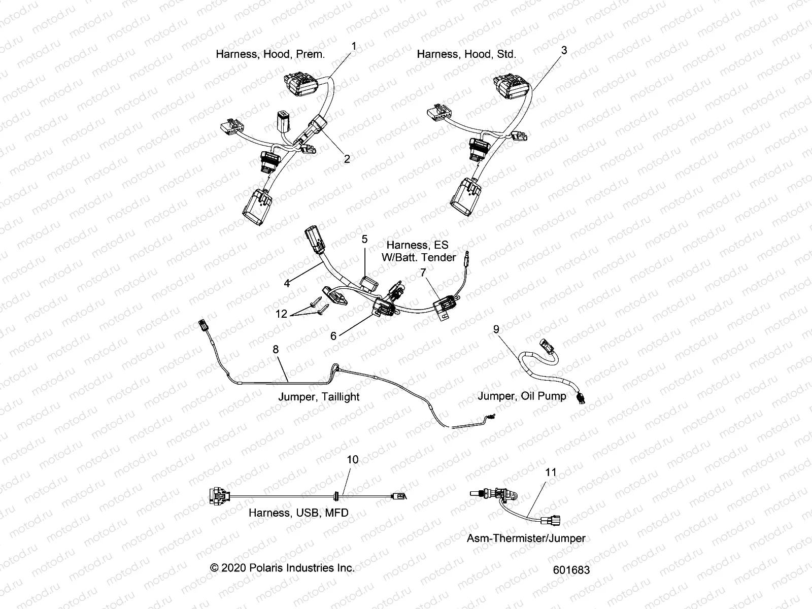 ELECTRICAL | ELECTRICAL, JUMPERS/WIRE HARNESS - S21EKL8RS ALL OPTIONS (601683)