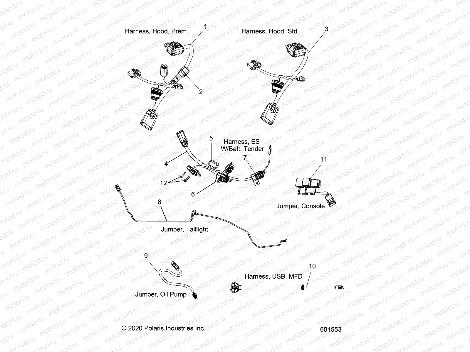 ELECTRICAL | ELECTRICAL, JUMPERS/WIRE HARNESS - S22EFD8RS/EFE8RS ALL OPTIONS (601553)