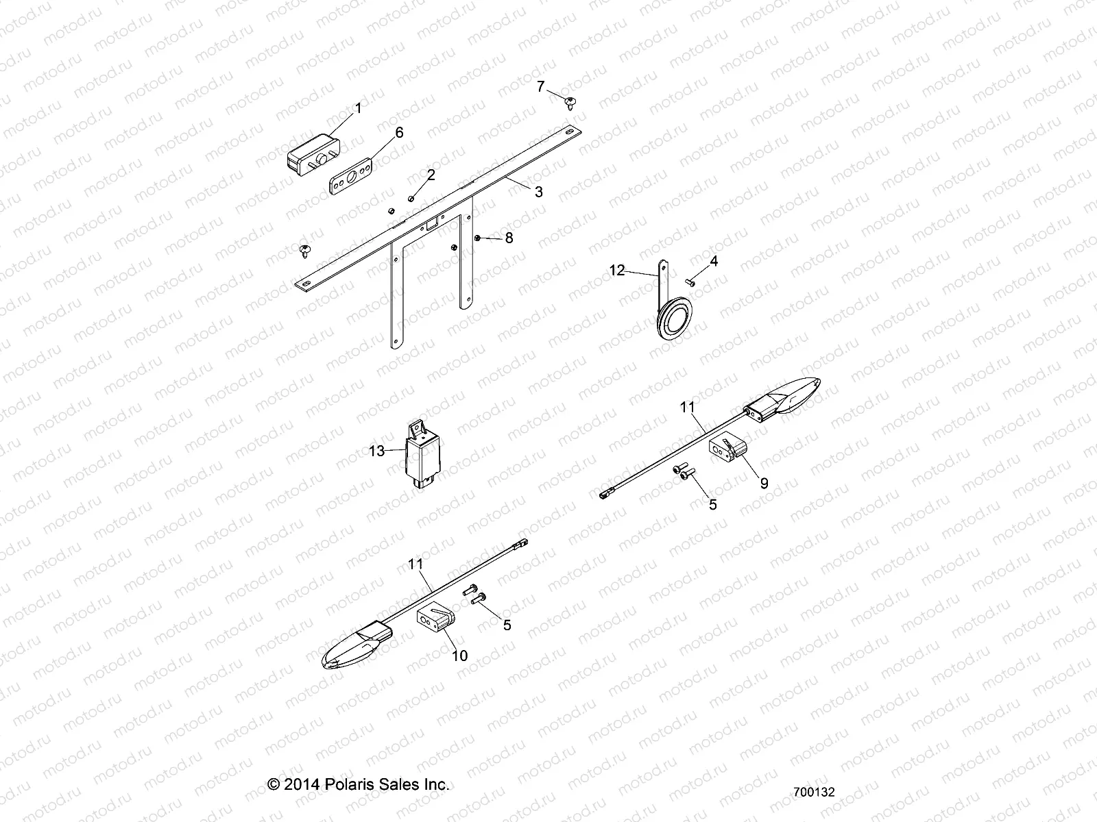 ELECTRICAL | ELECTRICAL, LICENSE PLATE - R15RMA32FA (700132)