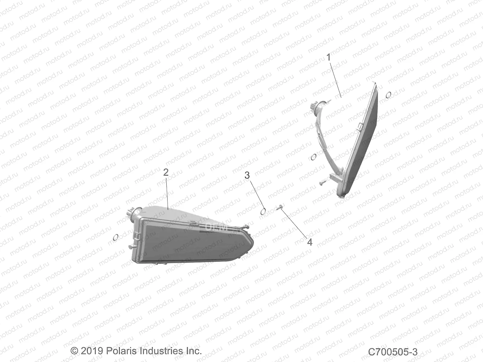 ELECTRICAL | ELECTRICAL, LIGHT, HEADLIGHT - D22P4EP99A4/B4/F99A4 (C700505-3)