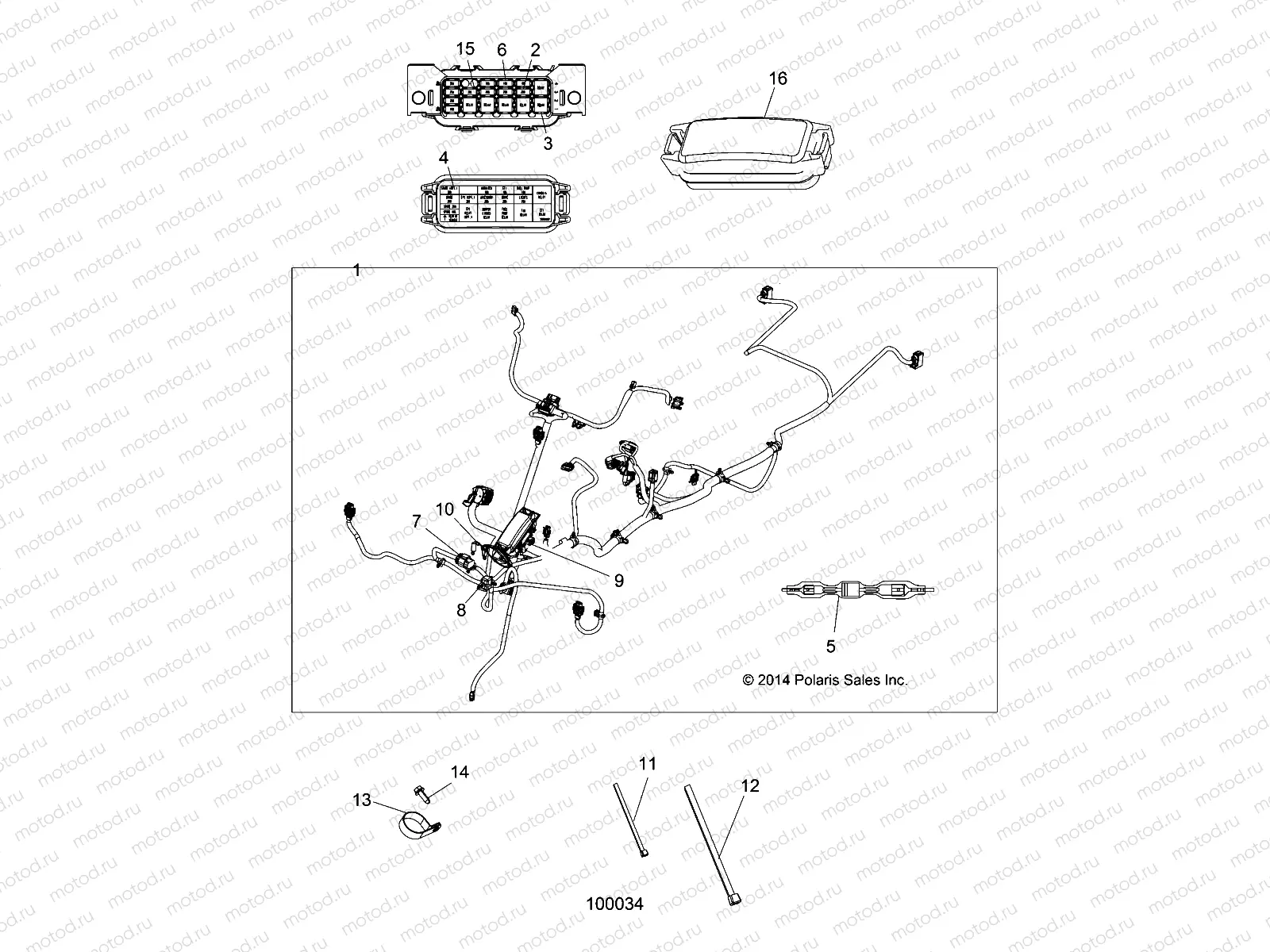 ELECTRICAL | ELECTRICAL, MAIN WIRE HARNESS - A15SEA57AA/AC/AD/LD (100034)