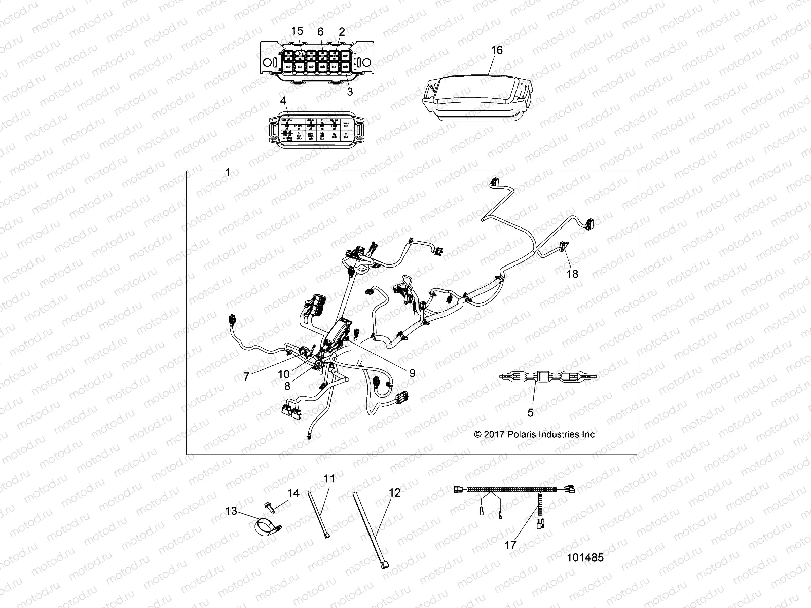 ELECTRICAL | ELECTRICAL, MAIN WIRE HARNESS - A18SEF57N5