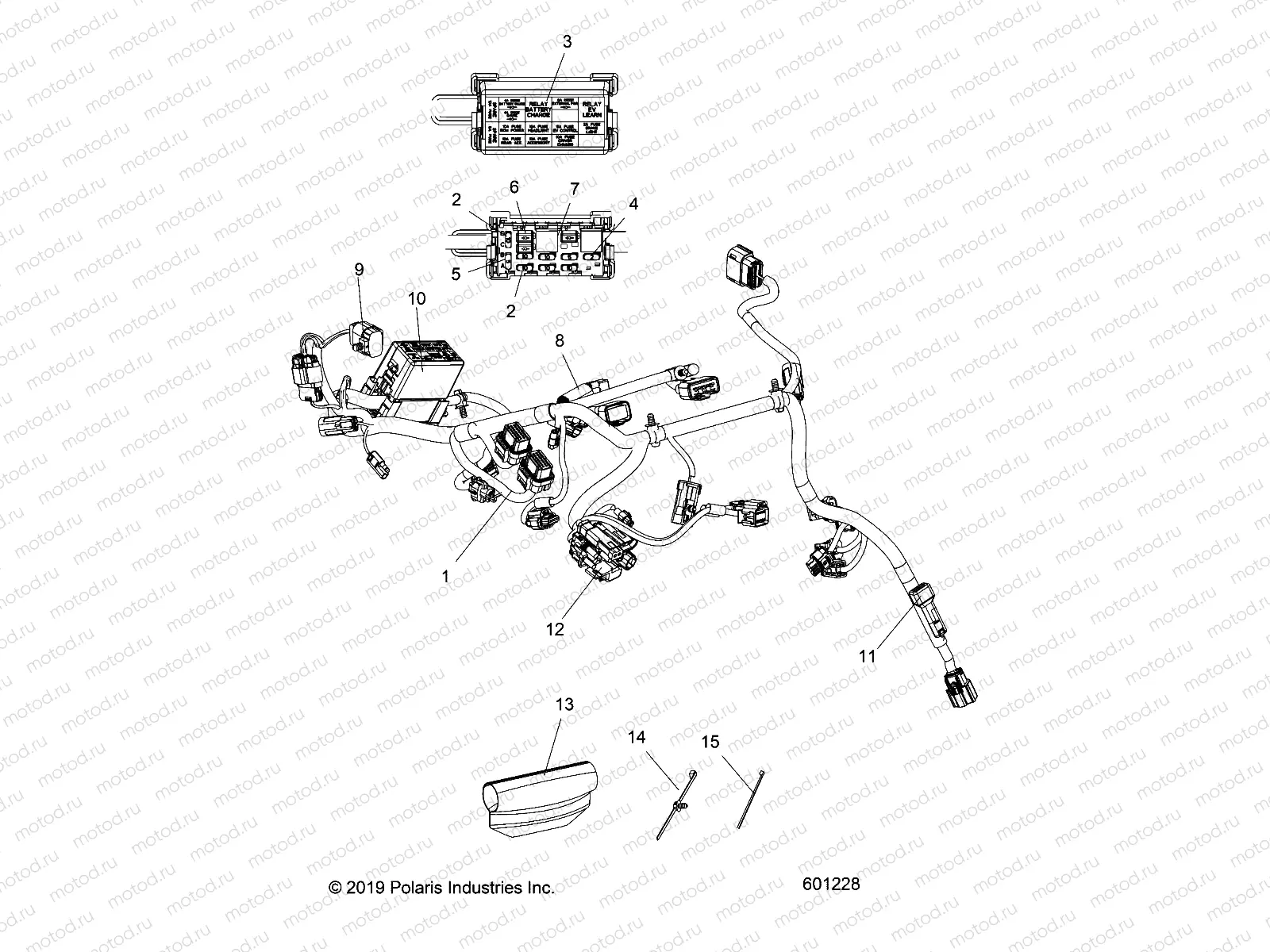 ELECTRICAL | ELECTRICAL, MAIN WIRE HARNESS - S21EGK8R/EGM8R ALL OPTIONS (601228)