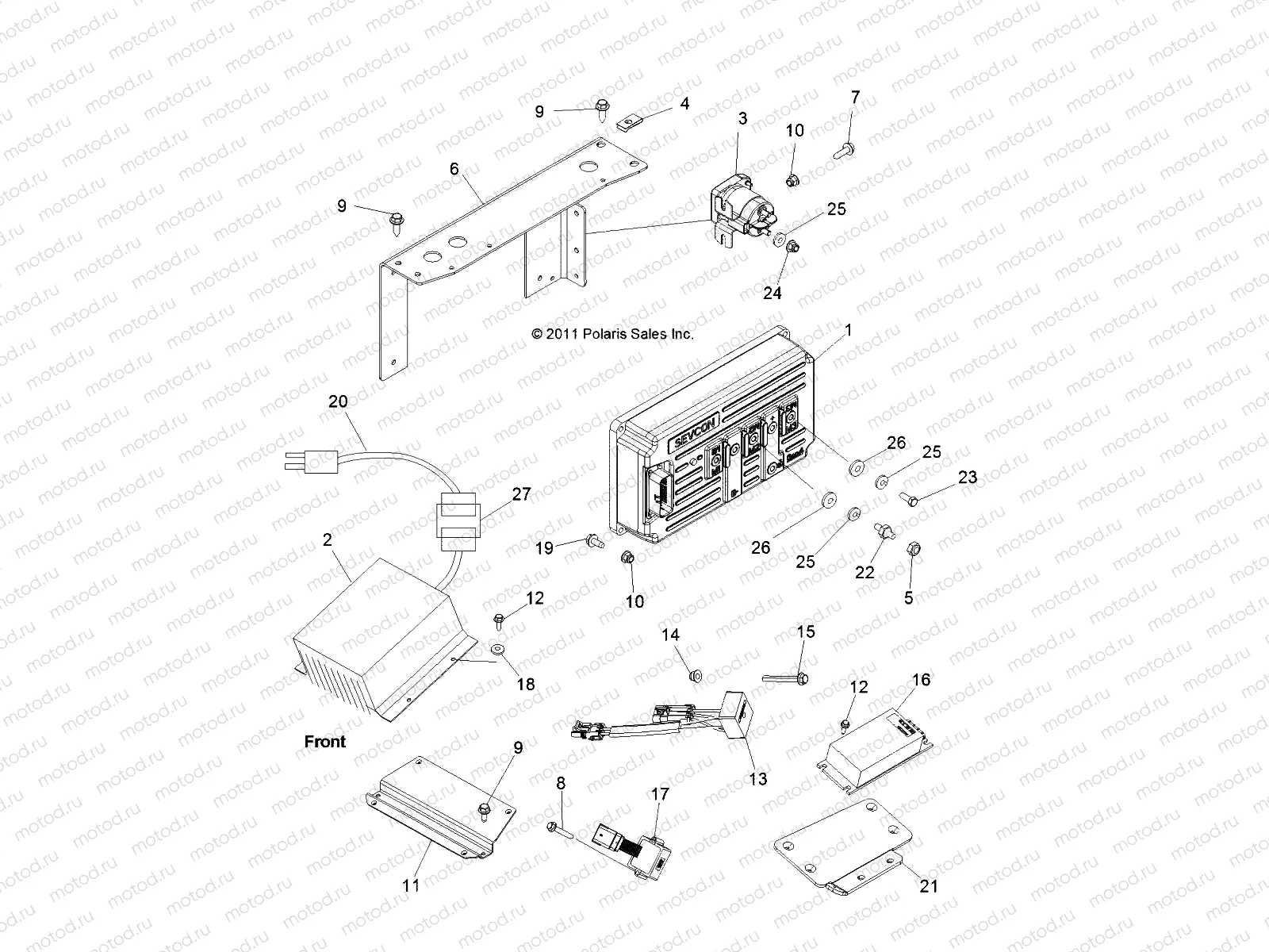 ELECTRICAL | ELECTRICAL, MODULES and CONTROLLERS - R12RC08LG (49RGRELECTMOD12LSV)