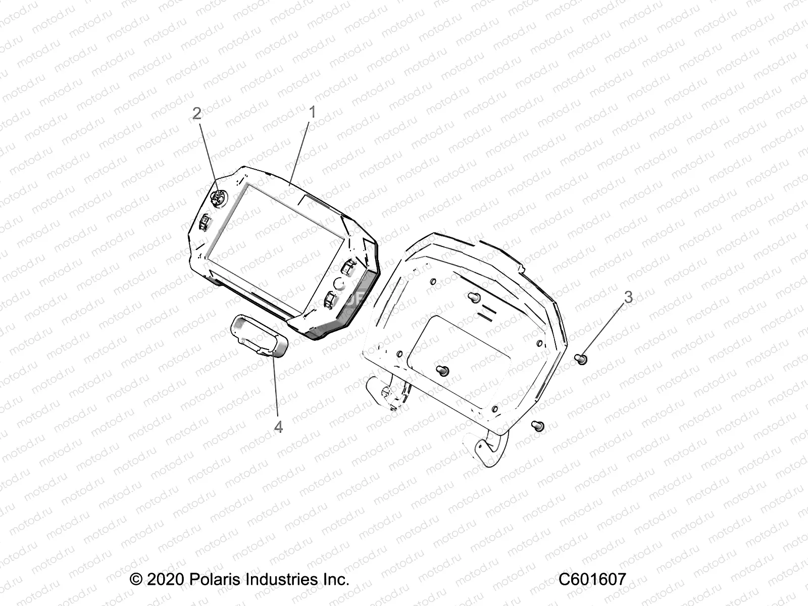 ELECTRICAL | ELECTRICAL, MULTI FUNCTION GAUGE - S22TDV6RS/6RE ALL OPTIONS (C601607)