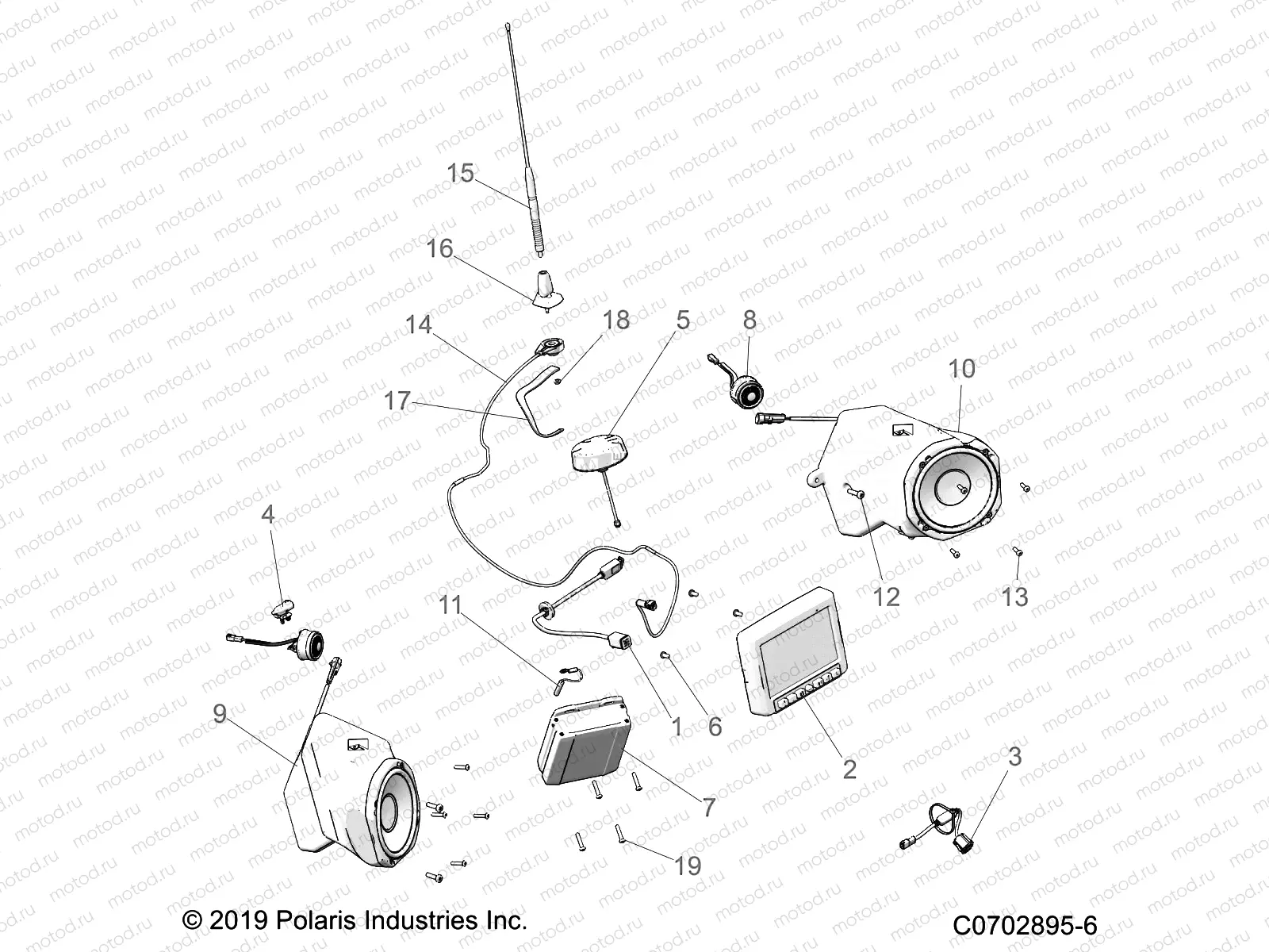 ELECTRICAL | ELECTRICAL, OPTION, AUDIO, FRONT - Z20R4D92AC/BC/AR/BR (C0702895-6)