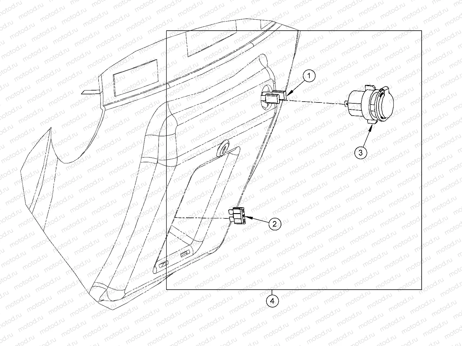 ELECTRICAL | ELECTRICAL, OPTIONS, ACCESSORY PLUG KIT - e2/e4/e6/eS/eL/eLXD (49GEMOPTIONS11PLUG)
