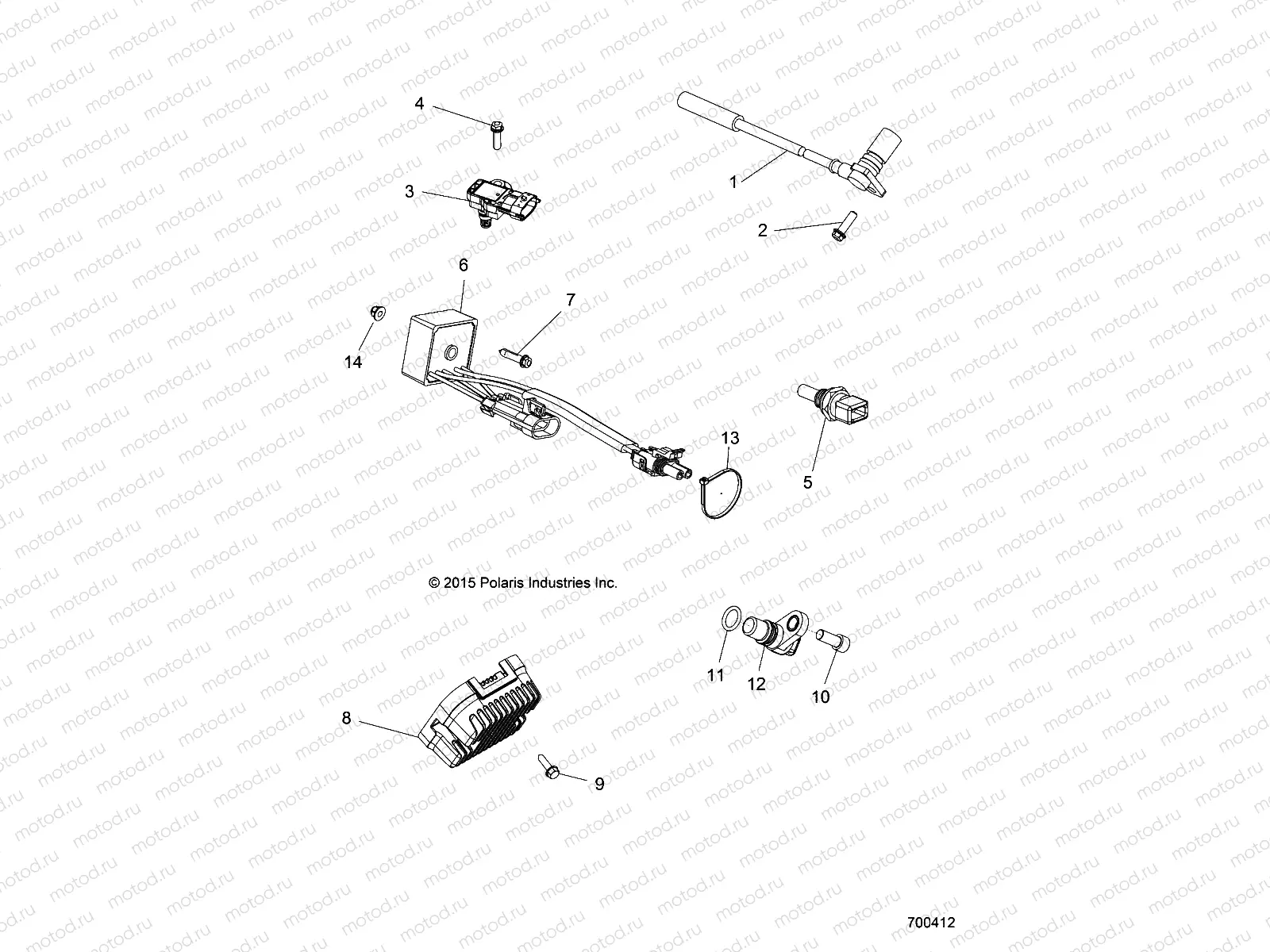 ELECTRICAL | ELECTRICAL, SENSORS and MODULES - R16RUA/RUE/RVA/RVE ALL OPTIONS (700412)