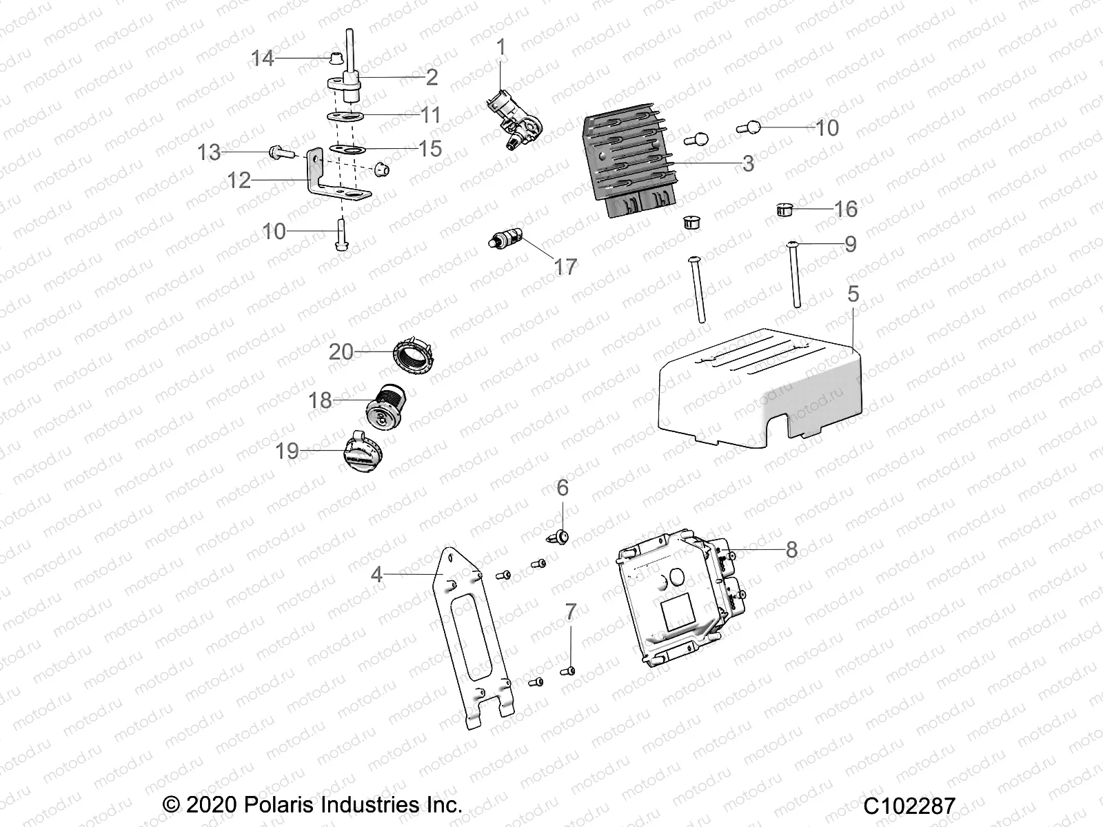 ELECTRICAL | ELECTRICAL, SENSORS, MODULES, and SWITCHES - A22HZB15N1/N2 (C102287)