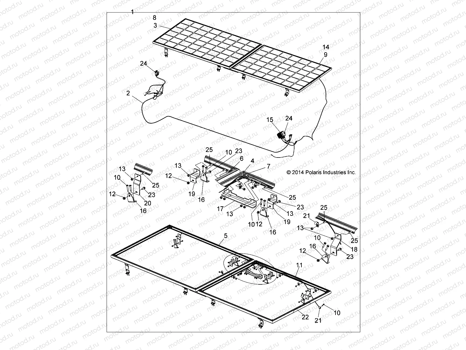 ELECTRICAL | ELECTRICAL, SOLAR OPTION, 6 PASSENGER - L15G6AGALA/6S (49GEMELECT15SOLAR6)