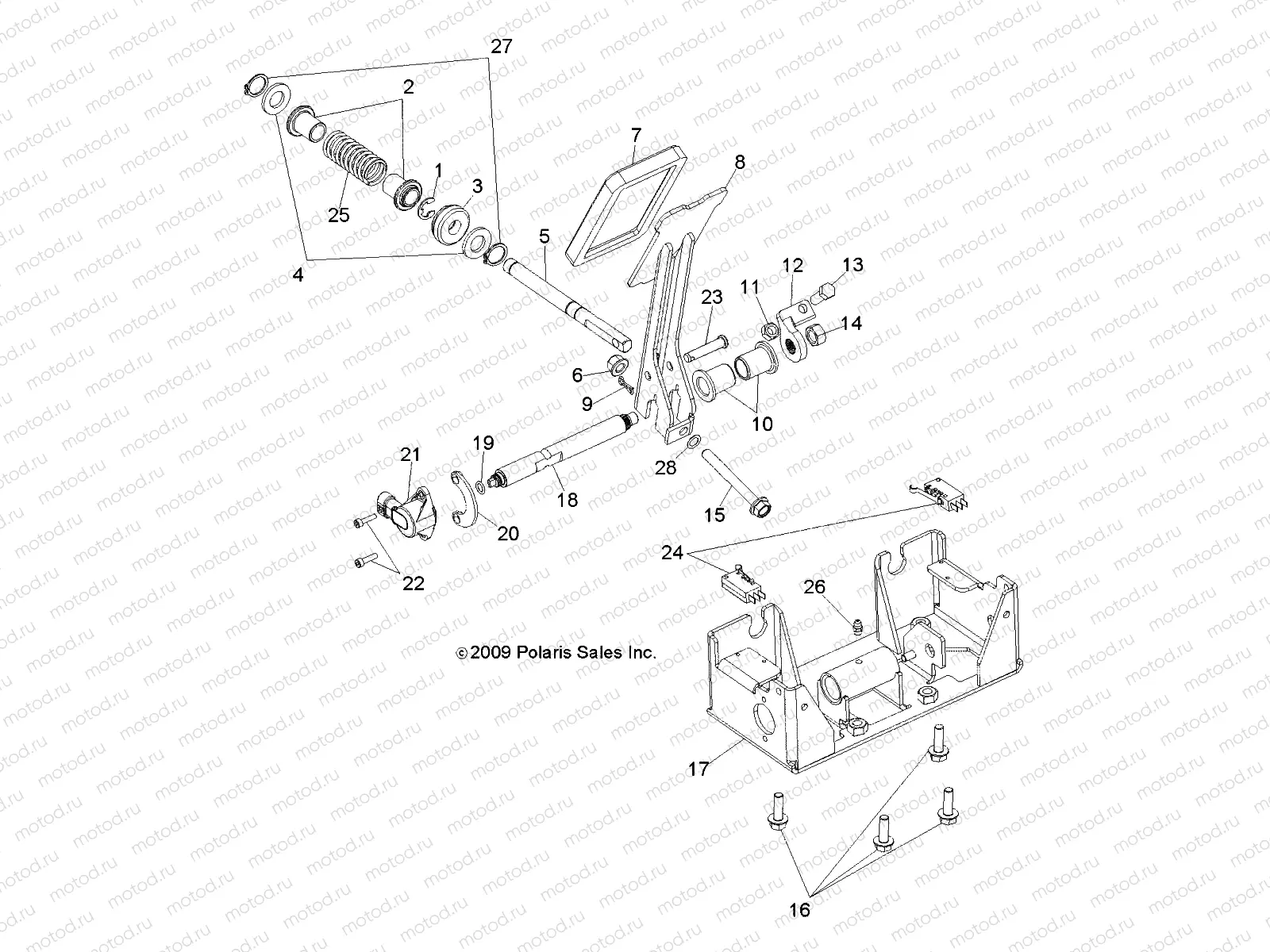 ELECTRICAL | ELECTRICAL, SPEED CONTROL - L10AA08PA/PB/PC (49LEVTHROTTLE10BSTN)