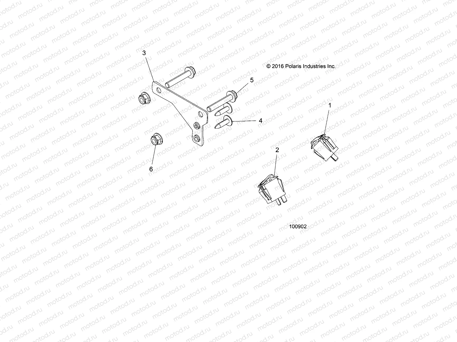 ELECTRICAL | ELECTRICAL, SWITCHES AND AUX POWER PLUG BRACKET - A20SEF57D5