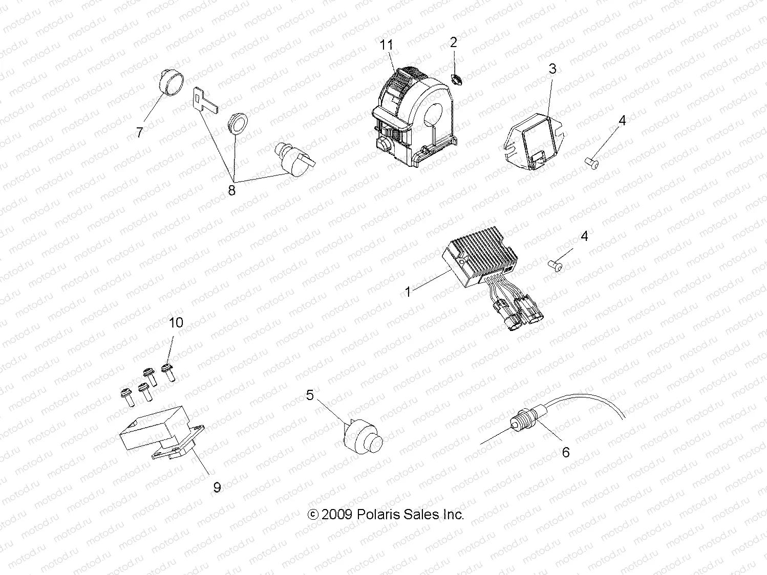 ELECTRICAL | ELECTRICAL, SWITCHES and SENSORS and CONTROL MODULES - A10NA32AA (49ATVELECT10TBLZR)