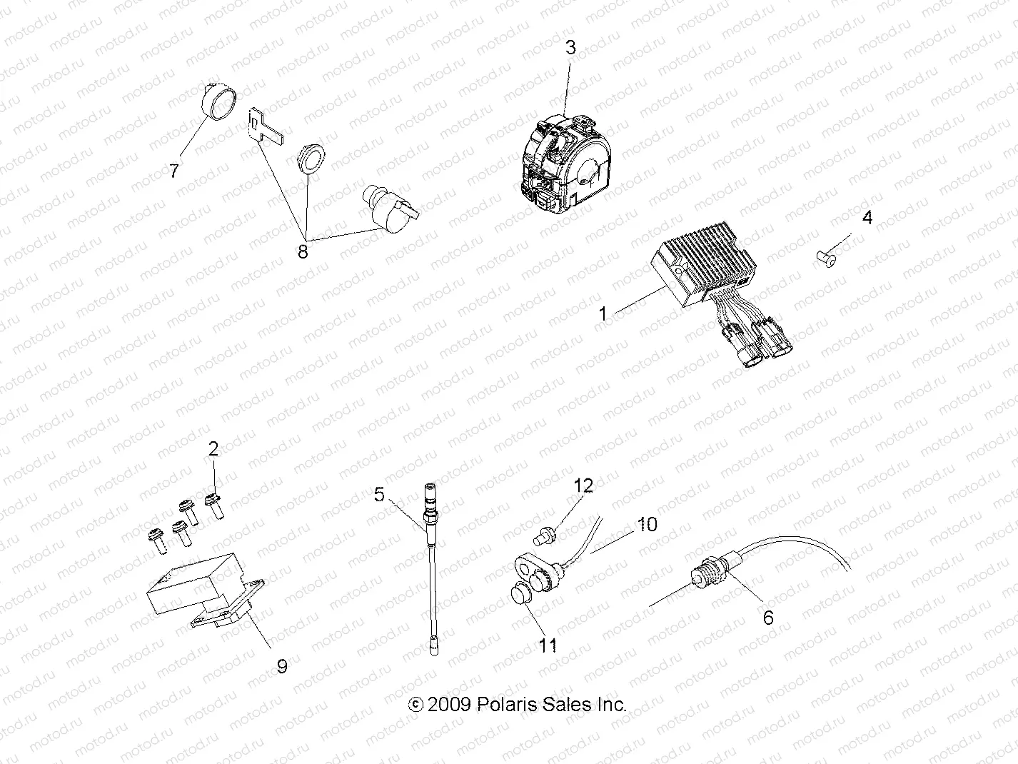 ELECTRICAL | ELECTRICAL, SWITCHES and SENSORS and CONTROL MODULES - A11NA32FA (49ATVELECT10TBI)