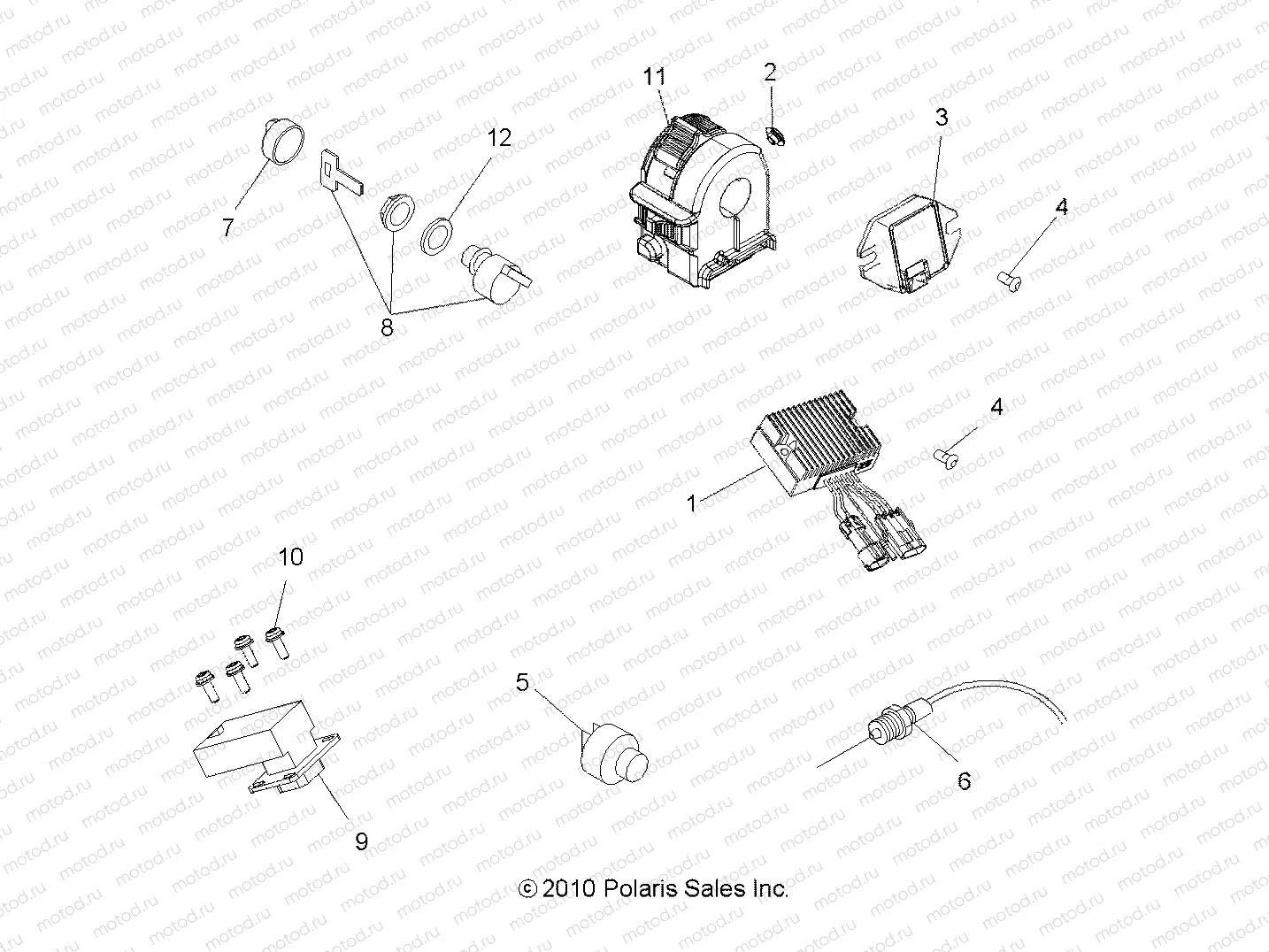 ELECTRICAL | ELECTRICAL, SWITCHES and SENSORS and CONTROL MODULES - A12EA32AA (49ATVELECT11TBLZR)