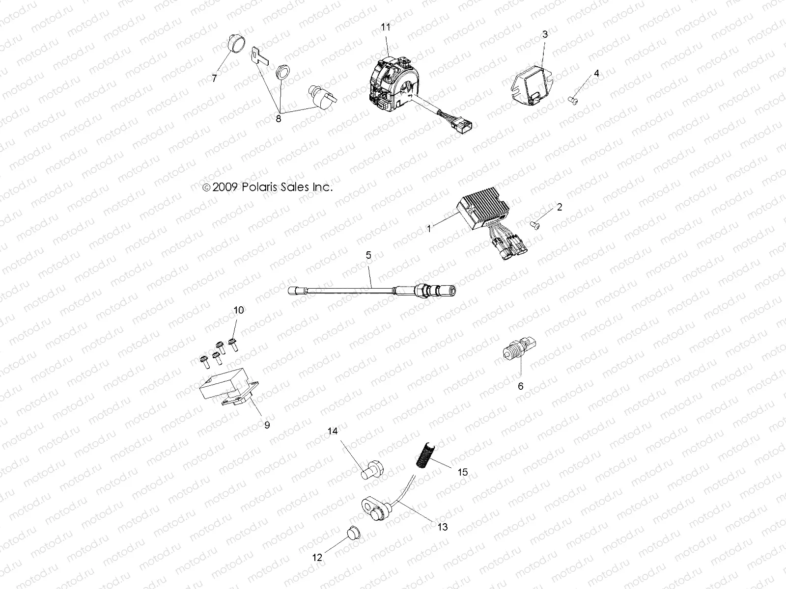 ELECTRICAL | ELECTRICAL, SWITCHES and SENSORS and CONTROL MODULES - A12NG50FA (49ATVELECT12SCRAMI)