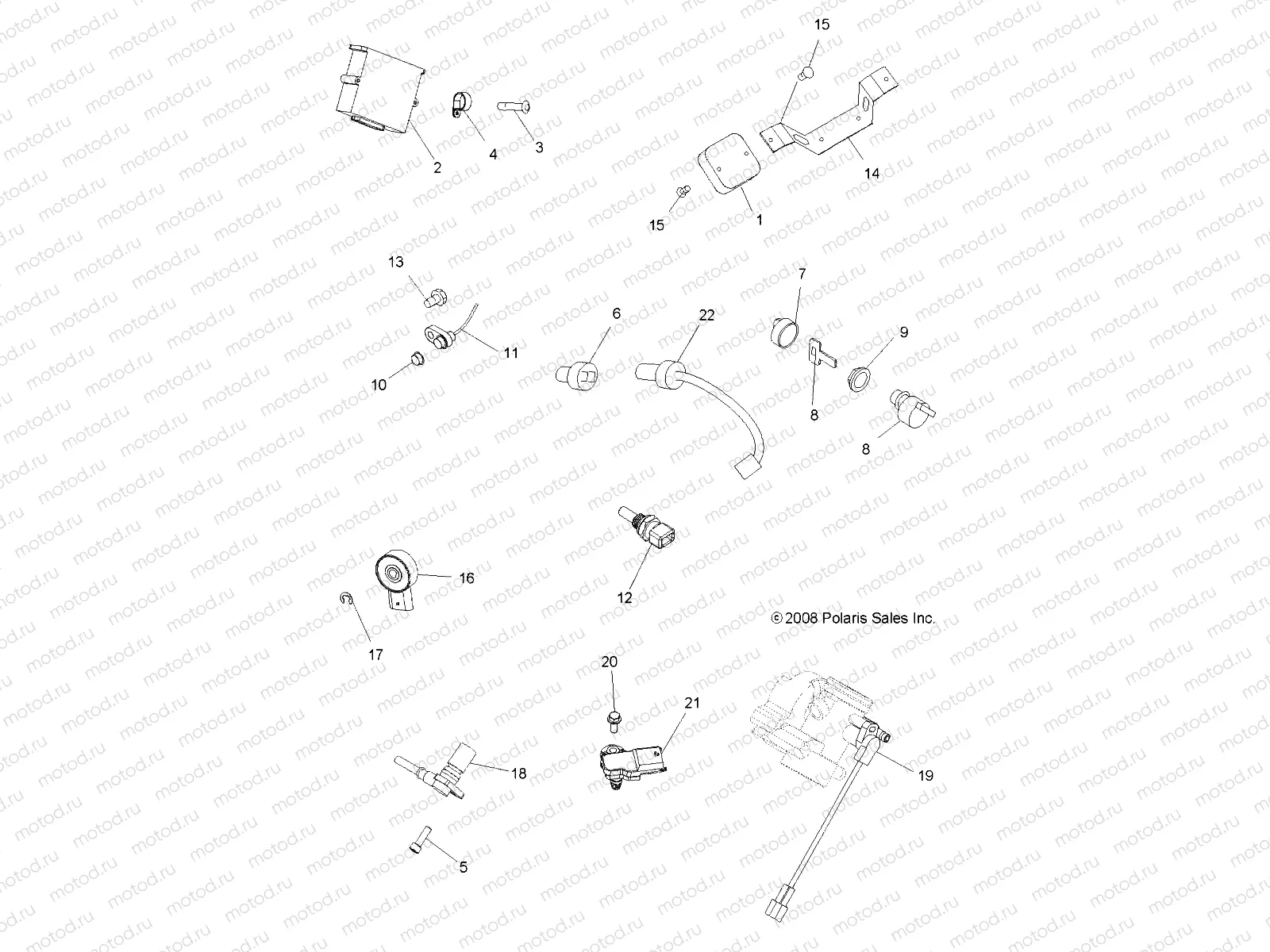 ELECTRICAL | ELECTRICAL, SWITCHES and SENSORS and ECM - A09CL76AA (49ATVELECT096X6)