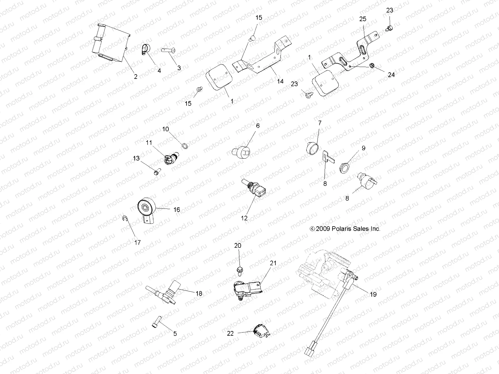 ELECTRICAL | ELECTRICAL, SWITCHES and SENSORS and ECM - A09DN76AB/AL/AY (49ATVELECT09SPTRG800)