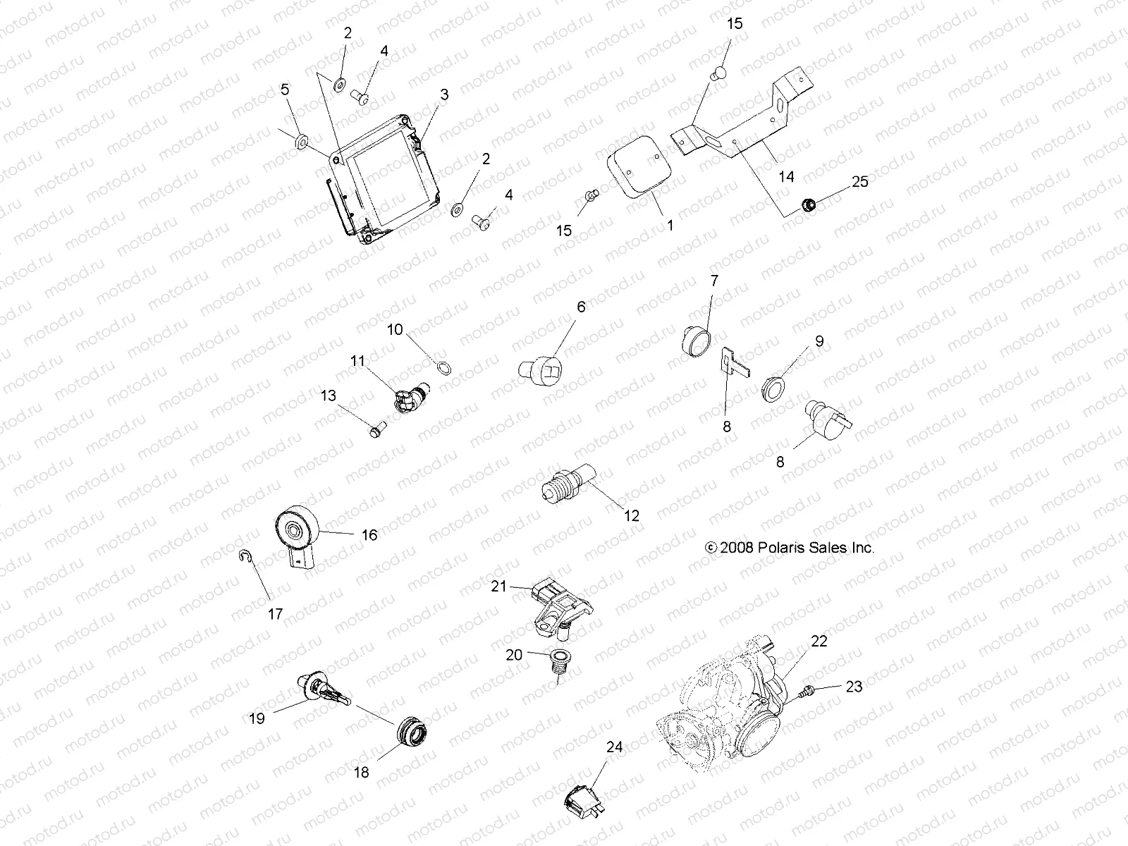 ELECTRICAL | ELECTRICAL, SWITCHES and SENSORS and ECM - A09TN50AX/AZ (49ATVELECT09SPX25)