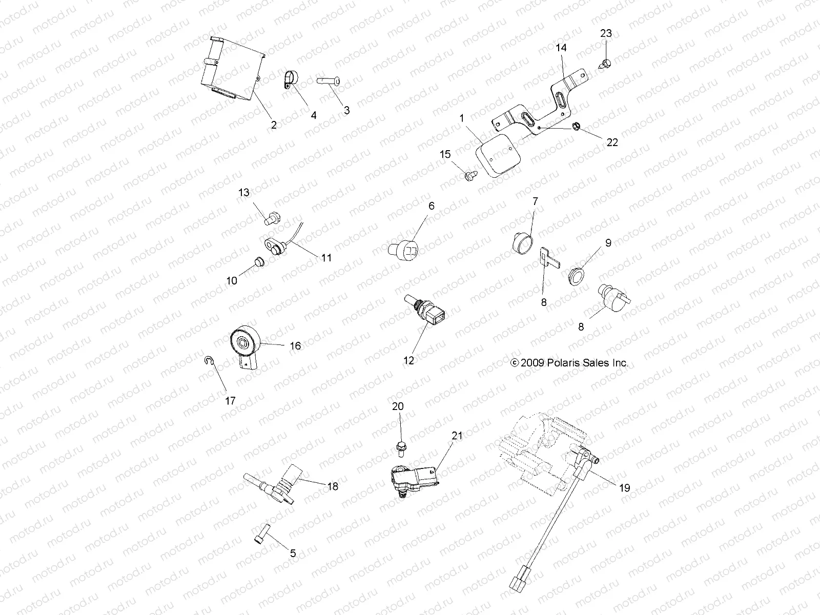 ELECTRICAL | ELECTRICAL, SWITCHES and SENSORS and ECM - A10MH76AJ/MN76AX/AZ (49ATVELECT10SP800)