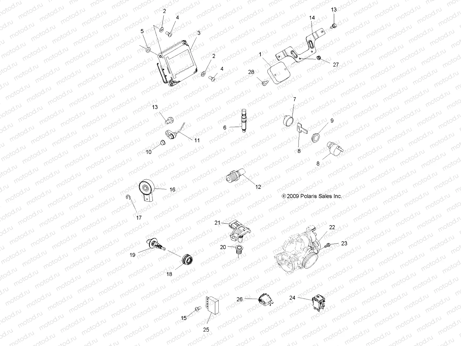 ELECTRICAL | ELECTRICAL, SWITCHES and SENSORS and ECM - A10MN50ET (49ATVELECT10SP500TR)