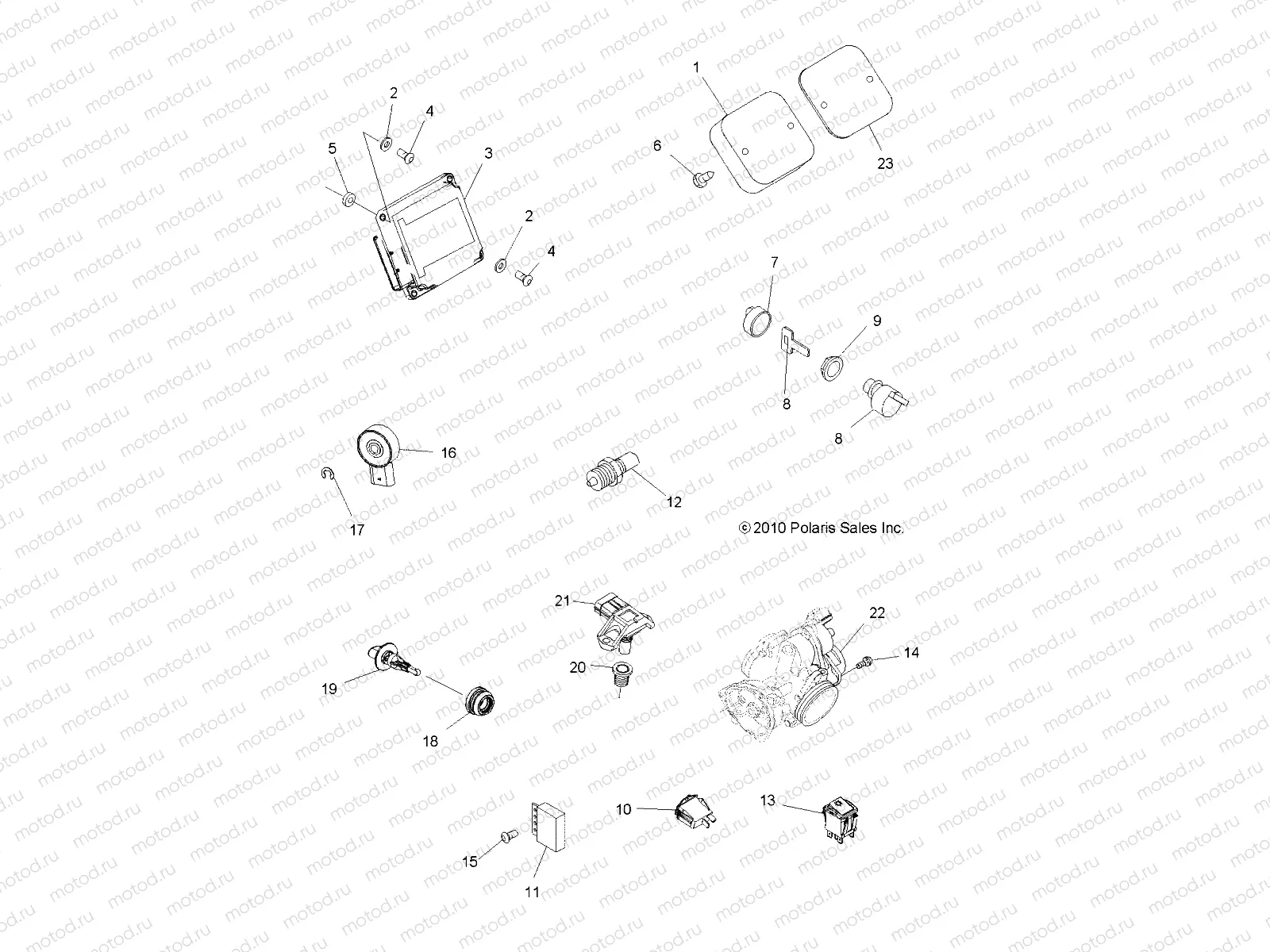 ELECTRICAL | ELECTRICAL, SWITCHES and SENSORS and ECM - A13MN50ET/EX (49ATVELECT11SP500TR)