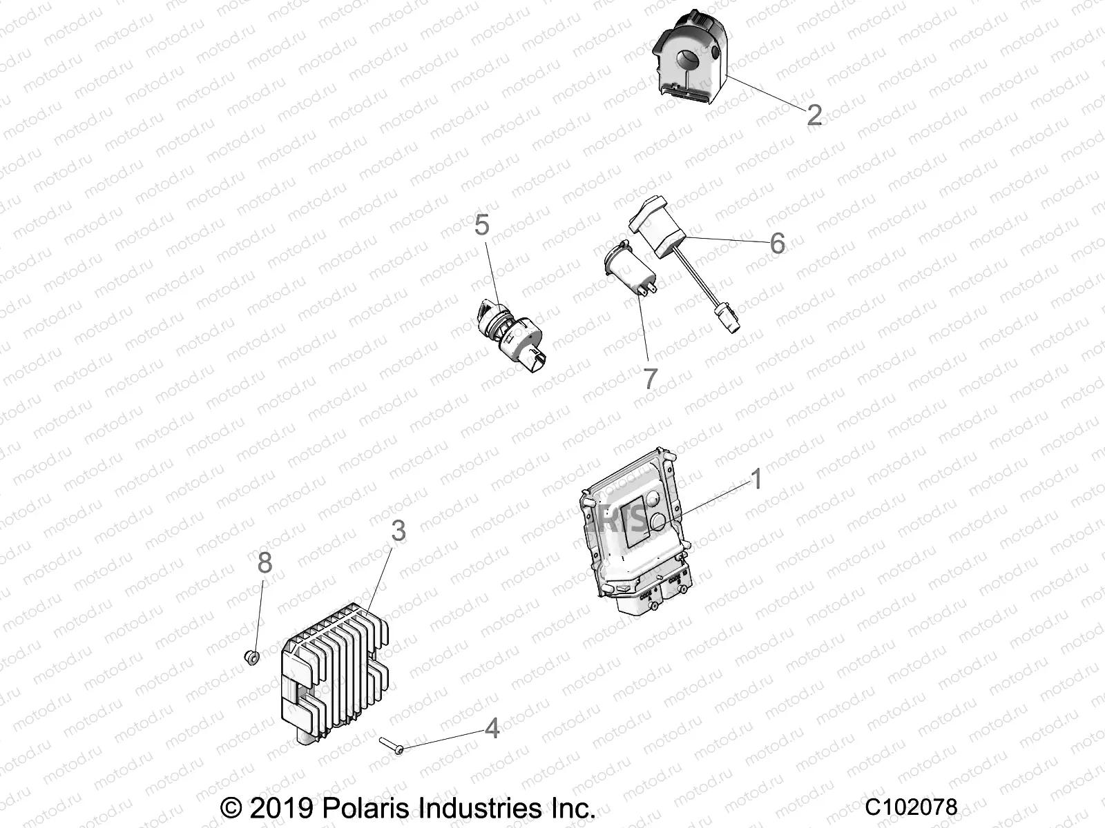 ELECTRICAL | ELECTRICAL, SWITCHES, ECU and CONTROL MODULES - A23SLE95PK (C102078)