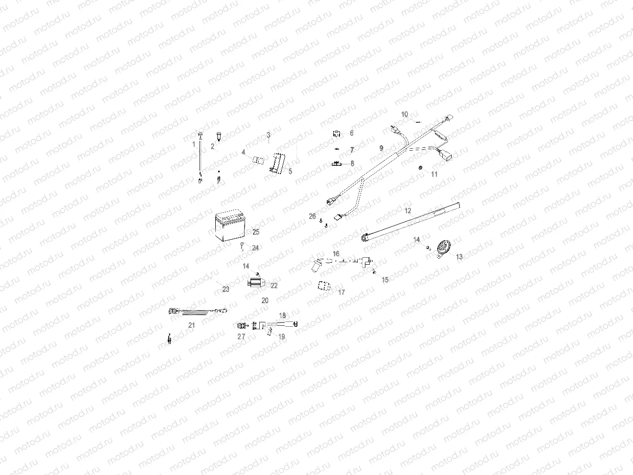ELECTRICAL | ELECTRICAL, SWITCHES, HARNESS and INDICATORS - A16YAF09AA (A00028)