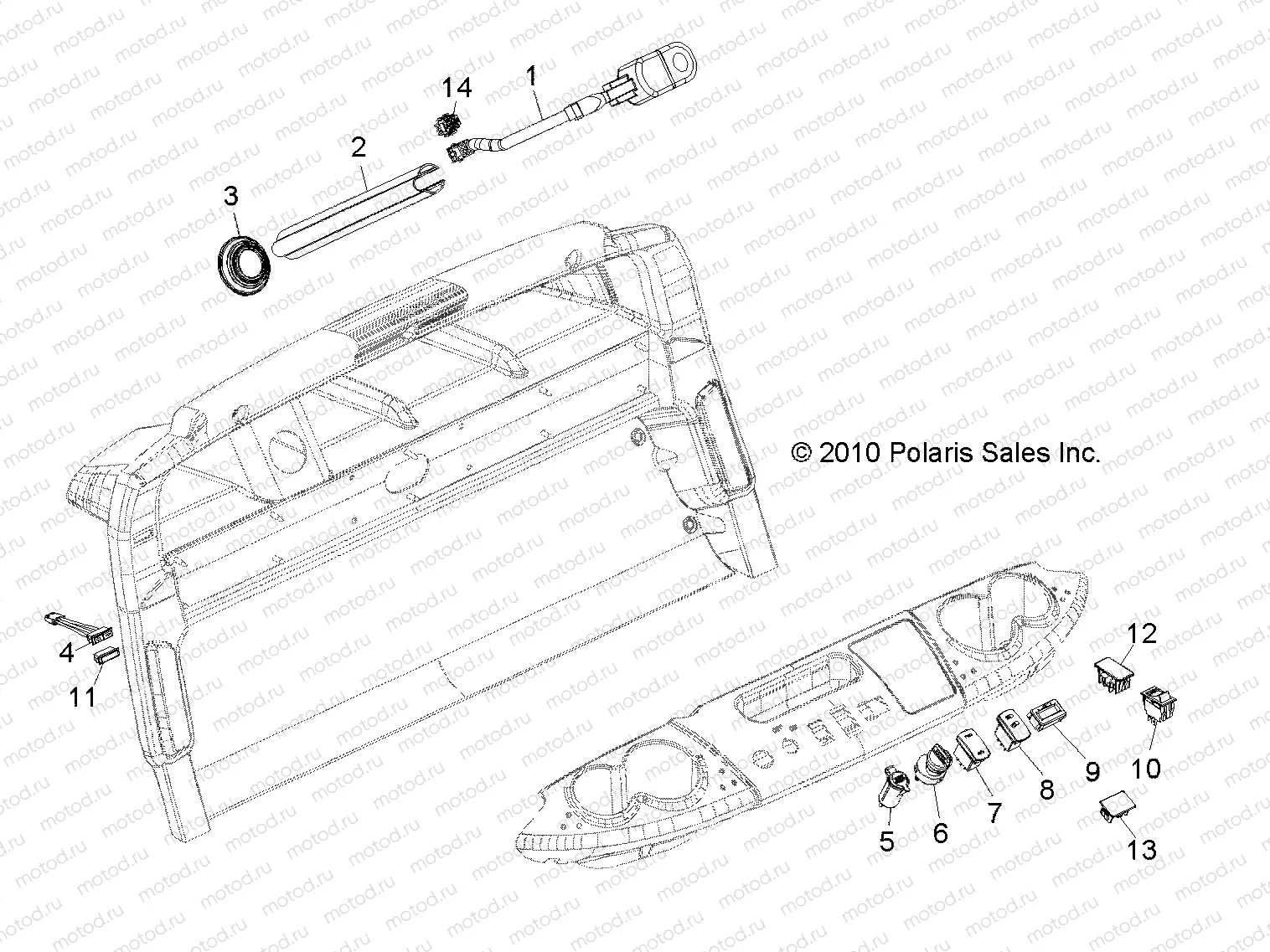 ELECTRICAL | ELECTRICAL, SWITCHES - L11AB08/AA08 ALL OPTIONS (49LEVSWITCHES11BRZ)