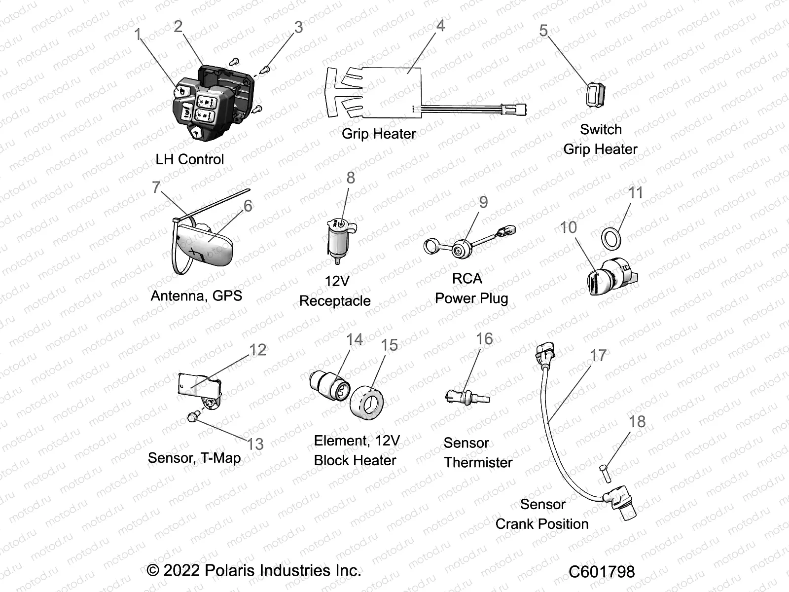 ELECTRICAL | ELECTRICAL, SWITCHES, SENSORS and COMPONENTS 1 - S23FJE9FS/9FE ALL OPTIONS (C601798)