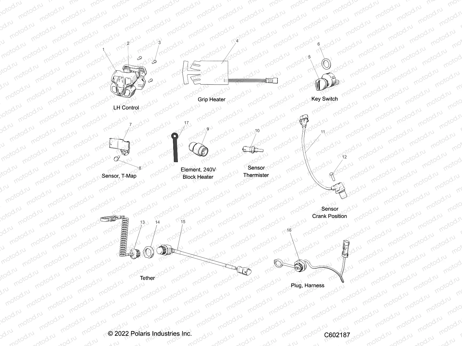 ELECTRICAL | ELECTRICAL, SWITCHES, SENSORS and COMPONENTS 1 - S23TLT9FEL (C602187)