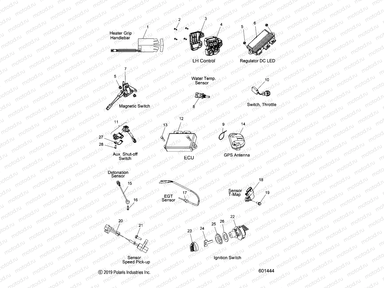 ELECTRICAL | ELECTRICAL, SWITCHES, SENSORS and COMPONENTS - S20DDH8RS ALL OPTIONS (601444)
