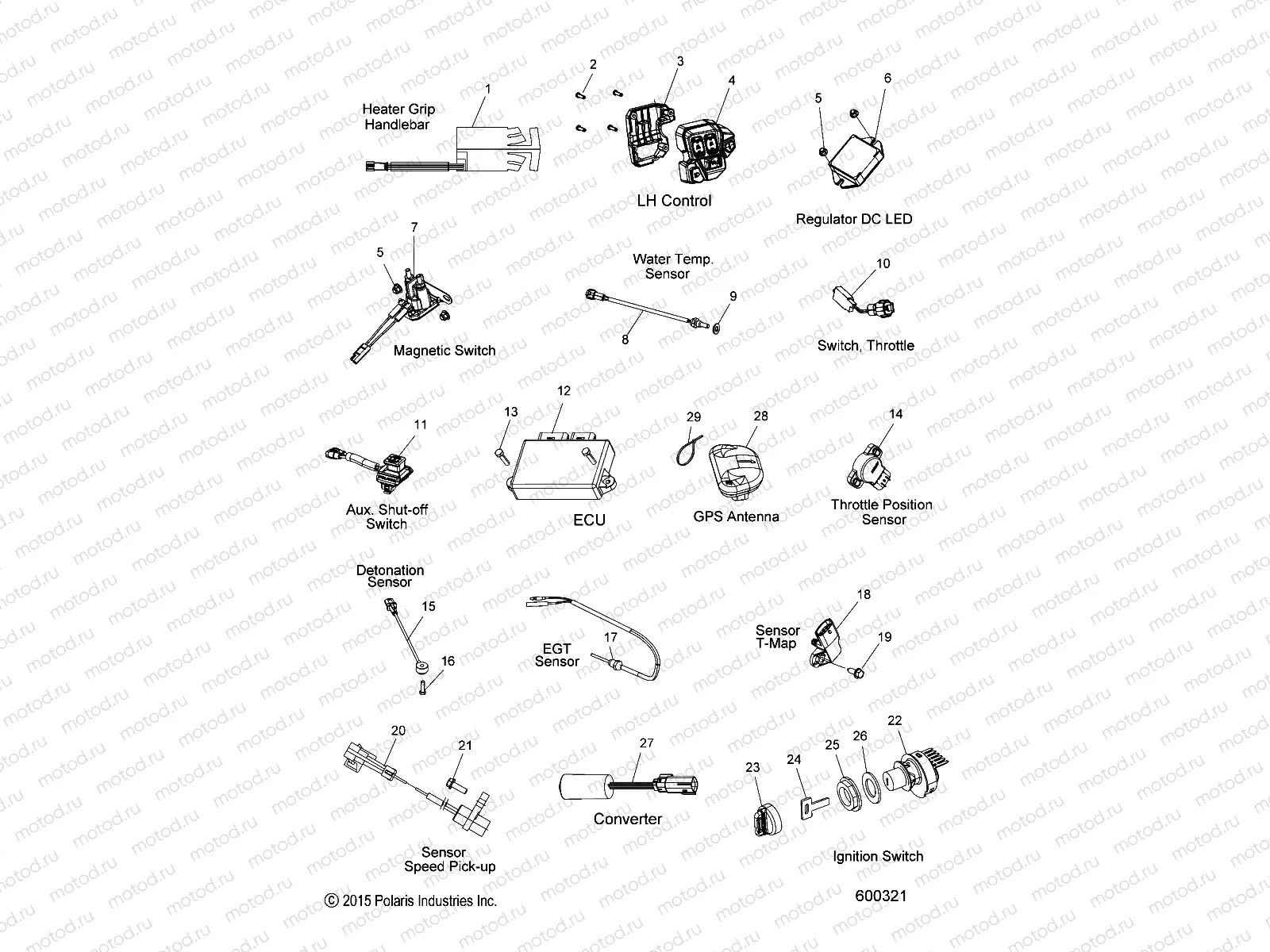 ELECTRICAL | ELECTRICAL, SWITCHES, SENSORS and COMPONENTS - S20EEC8PS (600321)