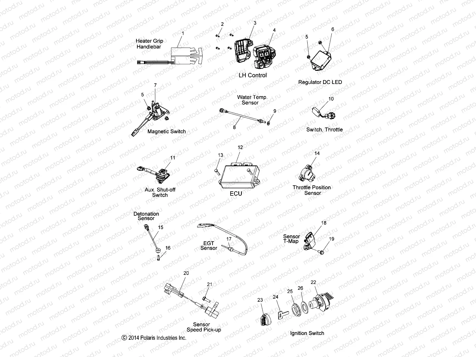 ELECTRICAL | ELECTRICAL, SWITCHES, SENSORS and COMPONENTS - S20EEF6PSL/PEL (49SNOWELECT15PROS6)